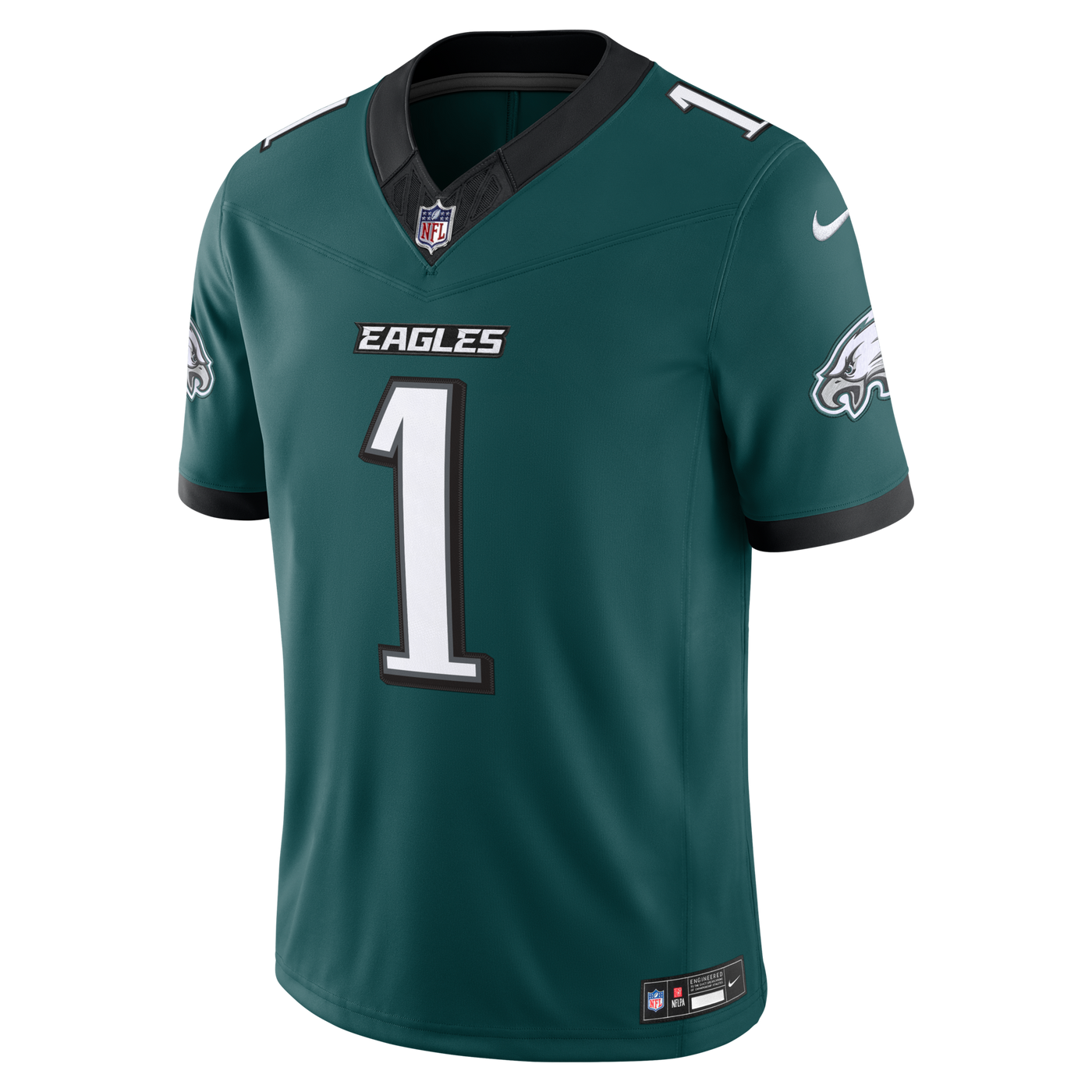Philadelphia Eagles Jalen Hurts Nike Midnight Green Team Vapor F.U.S.E. Stitched Limited Jersey