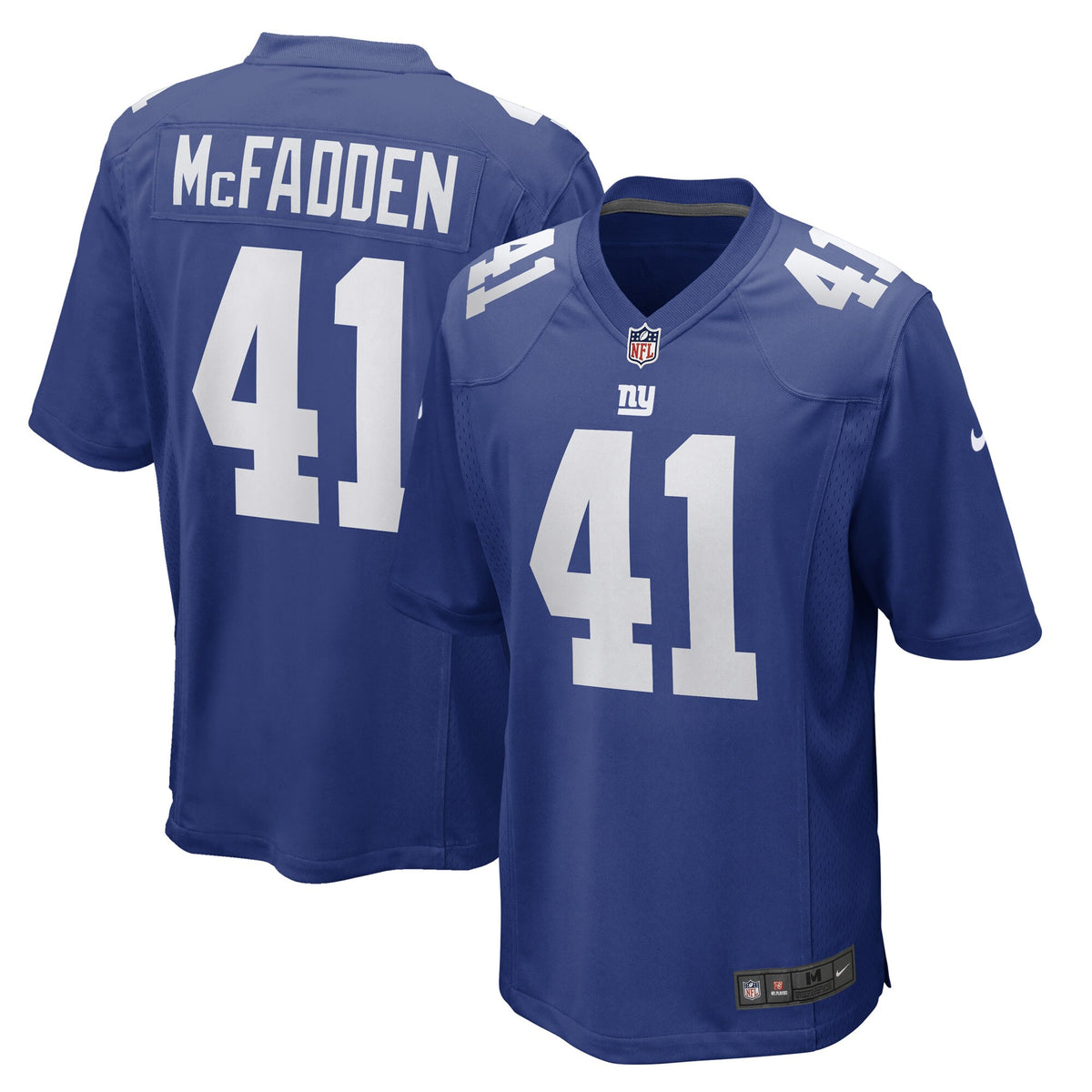 New York Giants Micah McFadden Royal Game Player Jersey