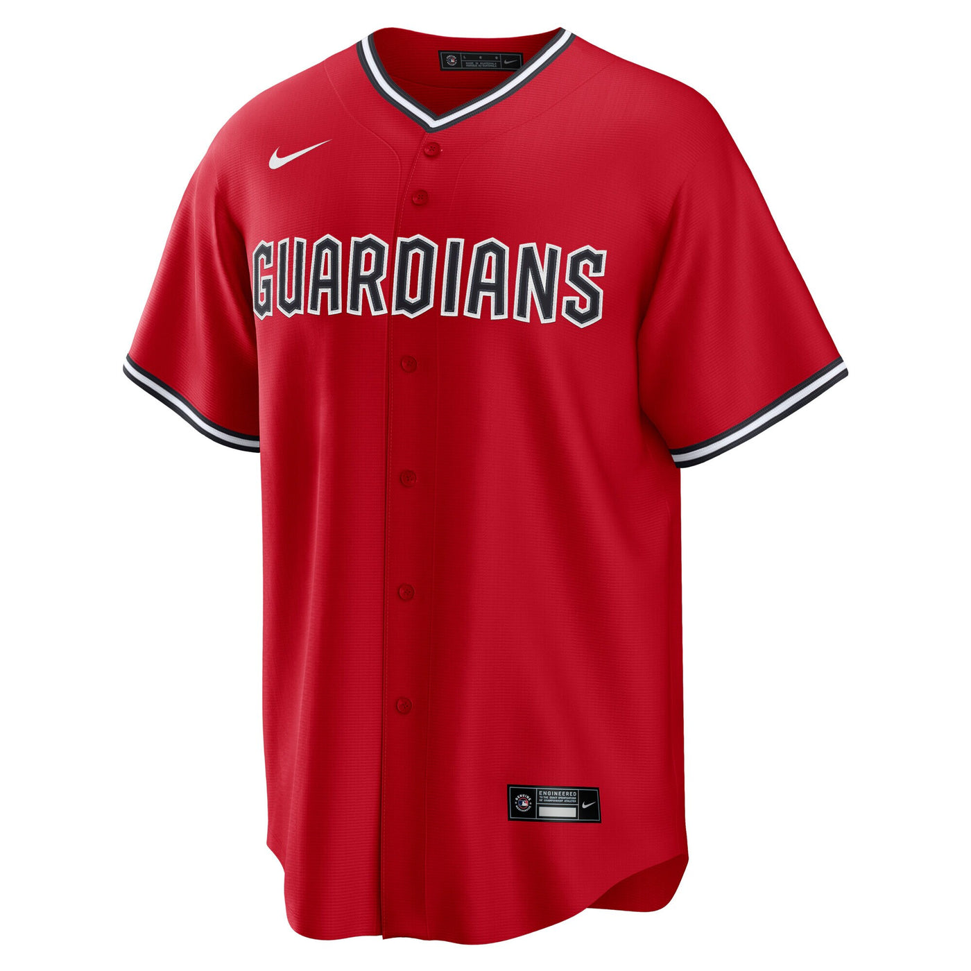 Cleveland Guardians Nike Red Alternate 2 Replica Jersey
