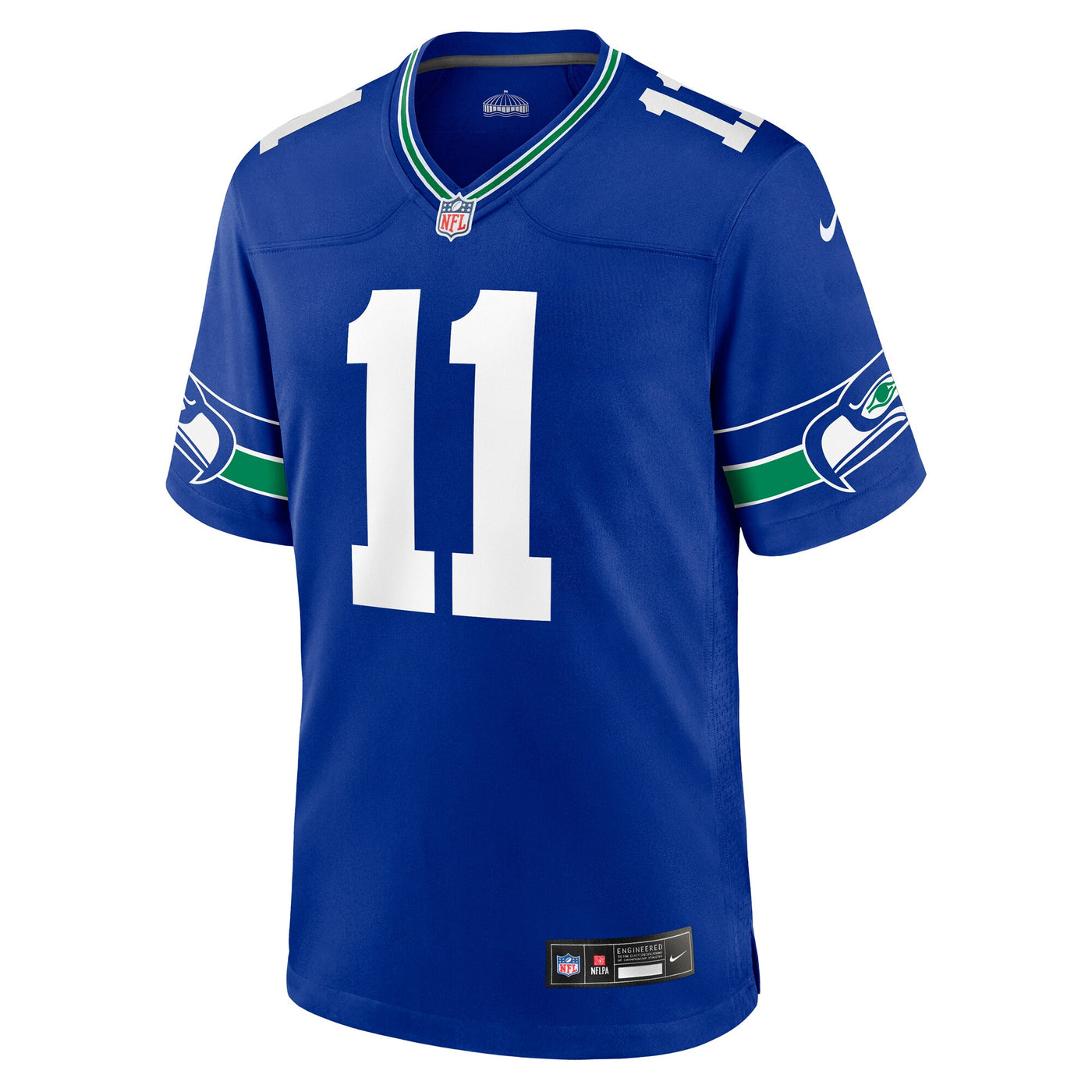 Seattle Seahawks Jaxon Smith-Njigba Nike Royal Throwback Player Game Jersey