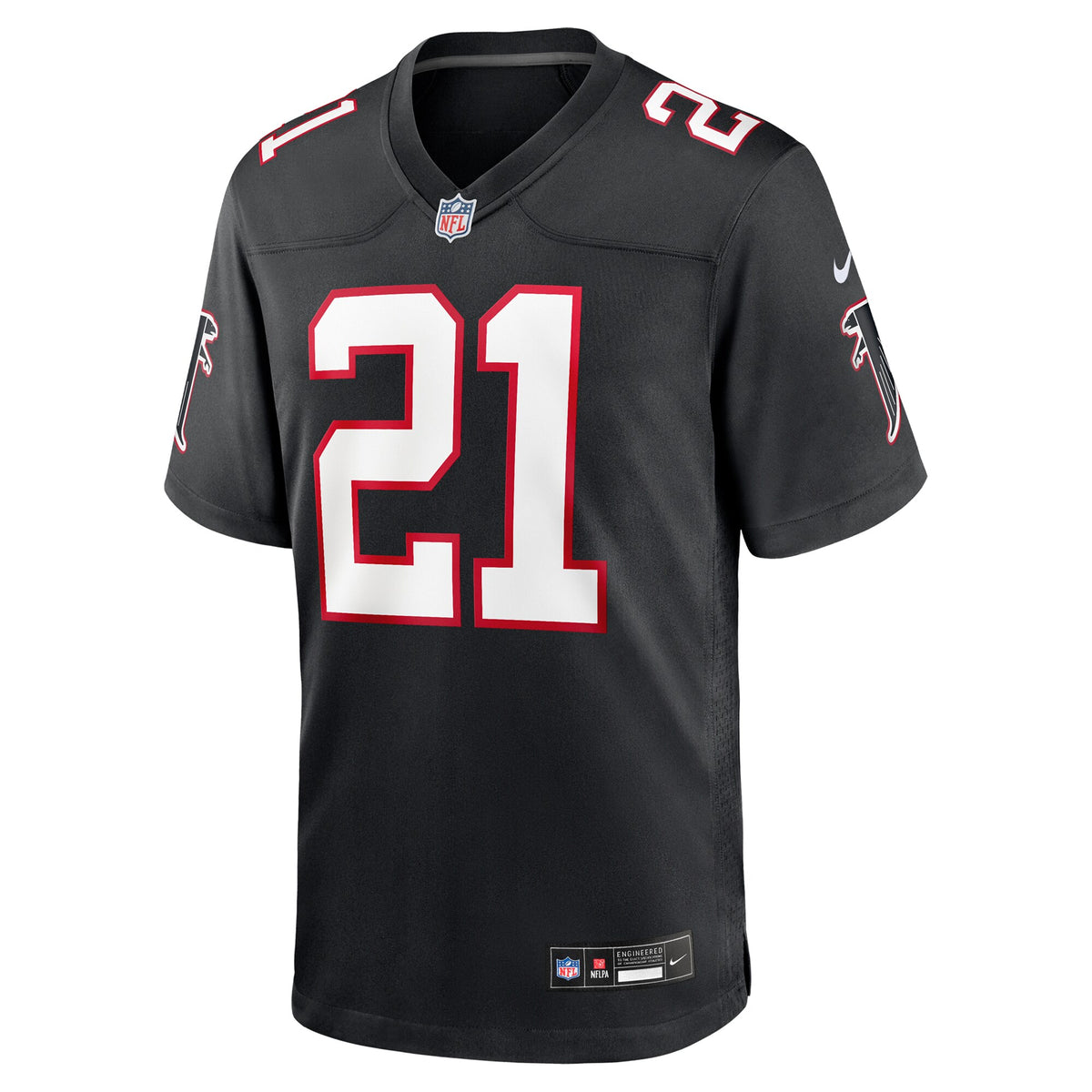 Atlanta Falcons Deion Sanders Black Retired Player Alternate Game Jersey
