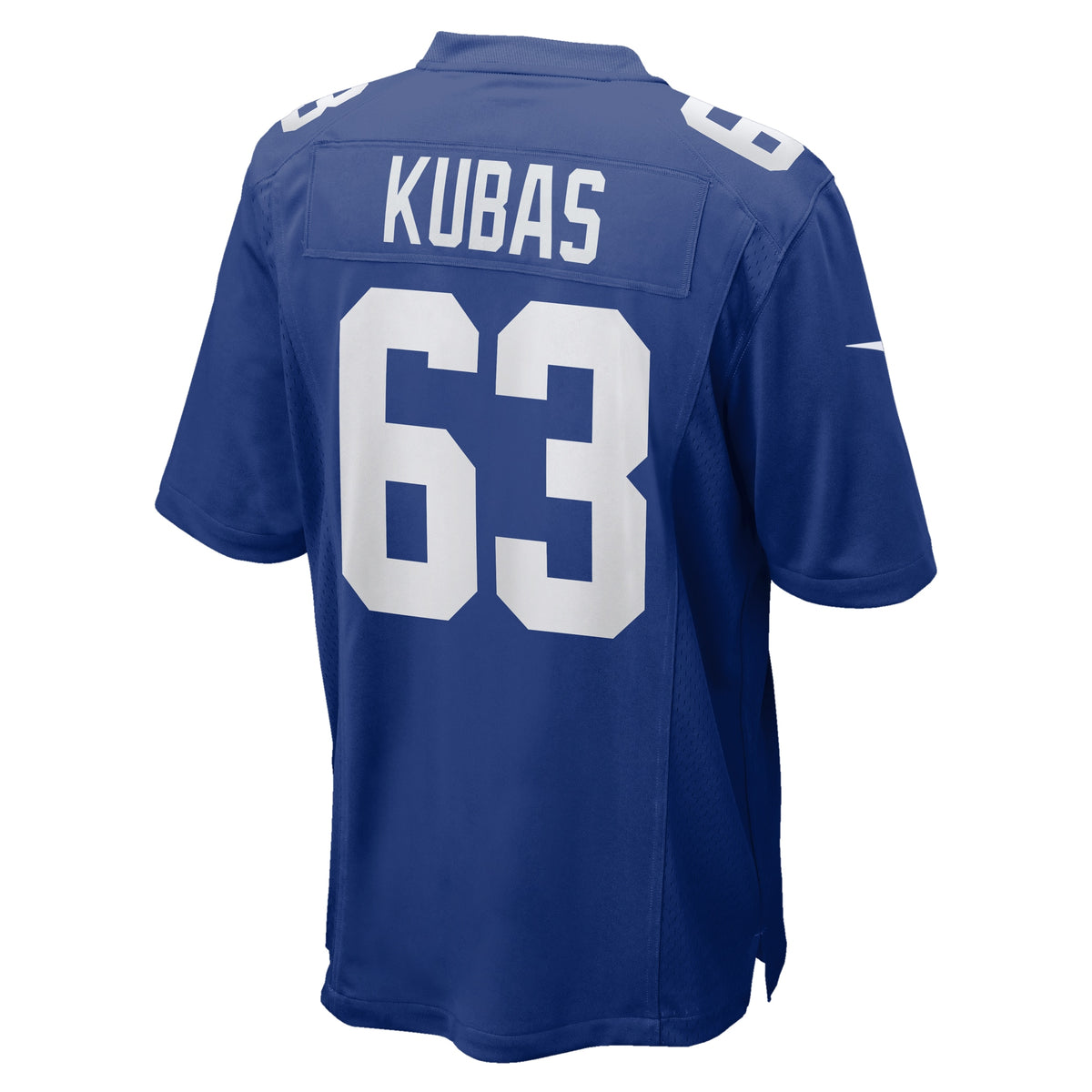 New York Giants Jake Kubas Royal Team Game Jersey