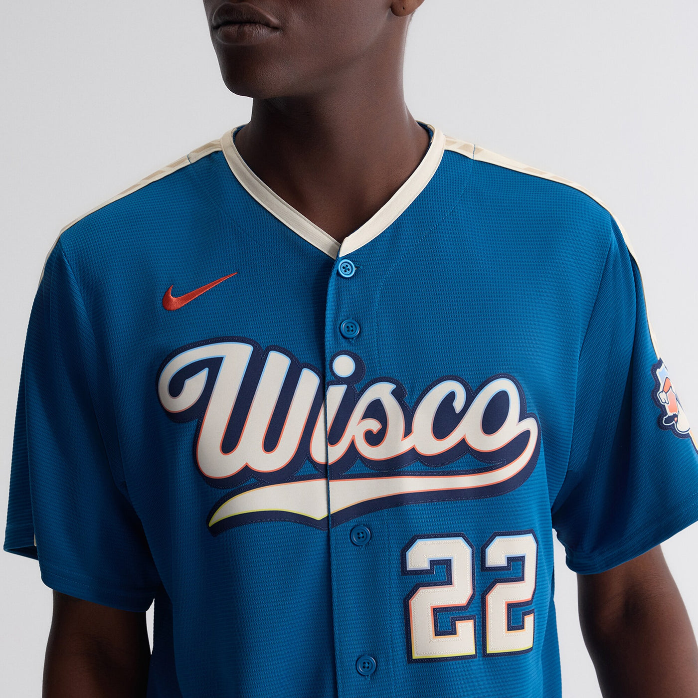 Milwaukee Brewers Christian Yelich Nike Mineral Blue 2026 City Connect Stadium Jersey