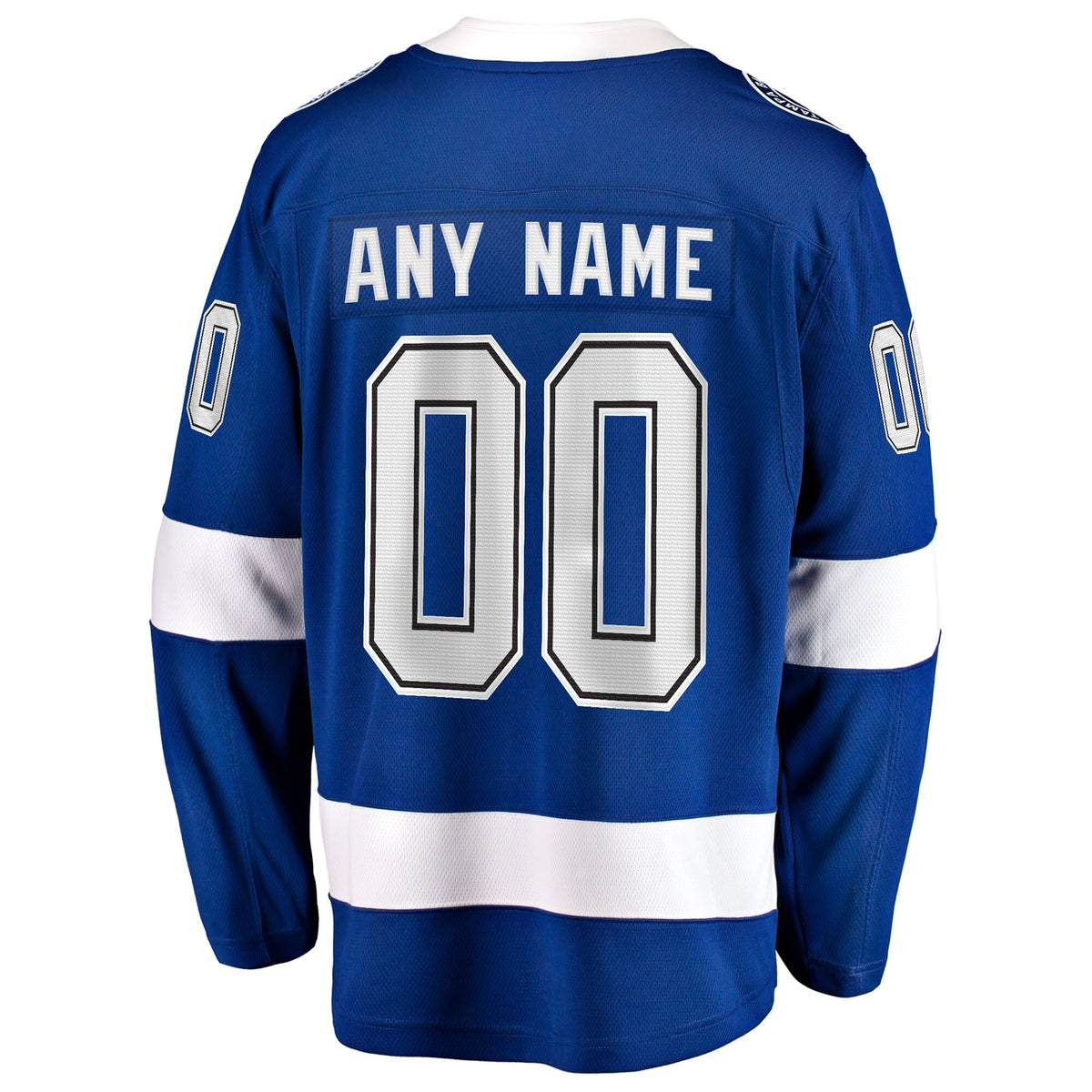 Tampa Bay Lightning Fanatics Blue Home Breakaway Custom Jersey
