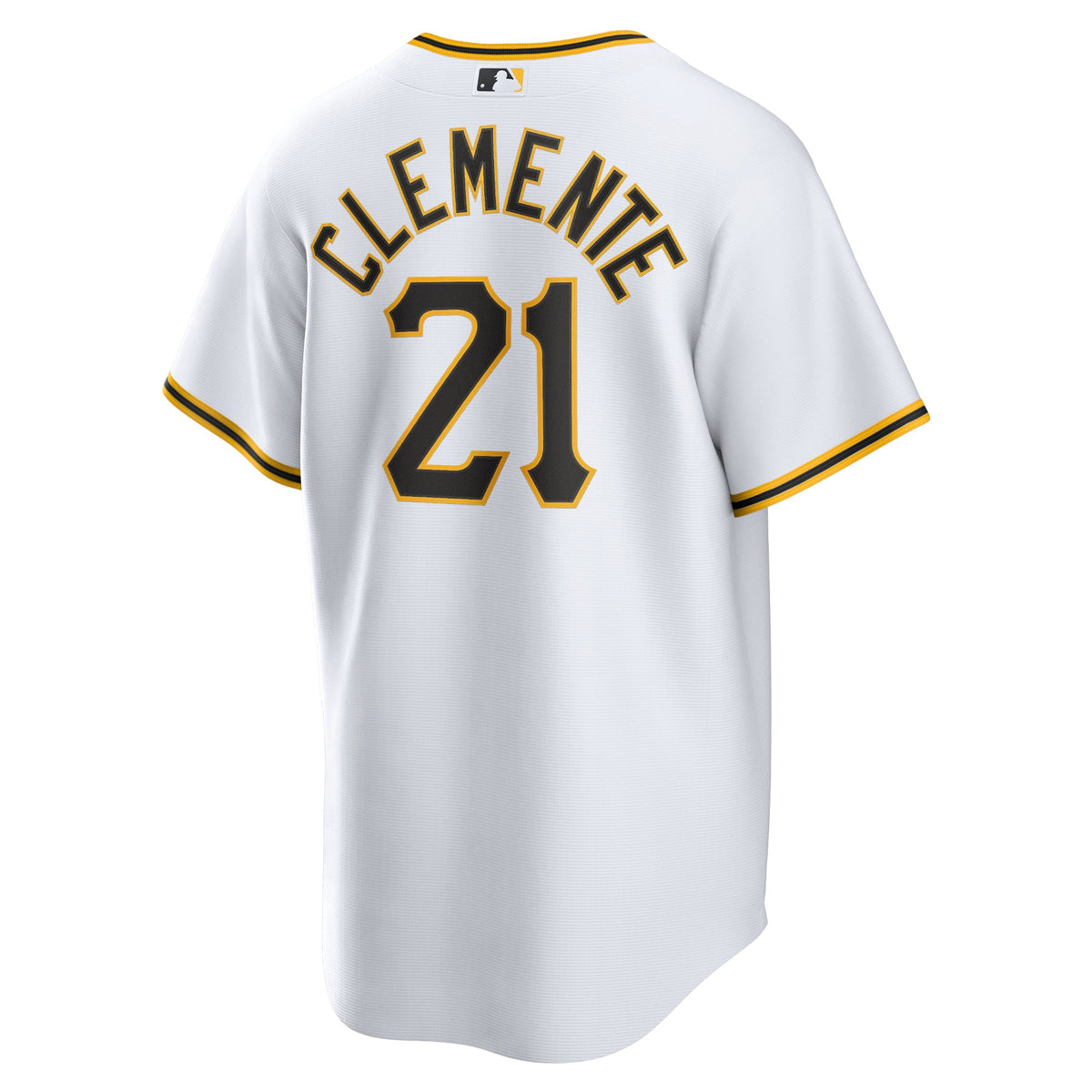 Pittsburgh Pirates Roberto Clemente White Home Replica Player Name Jersey