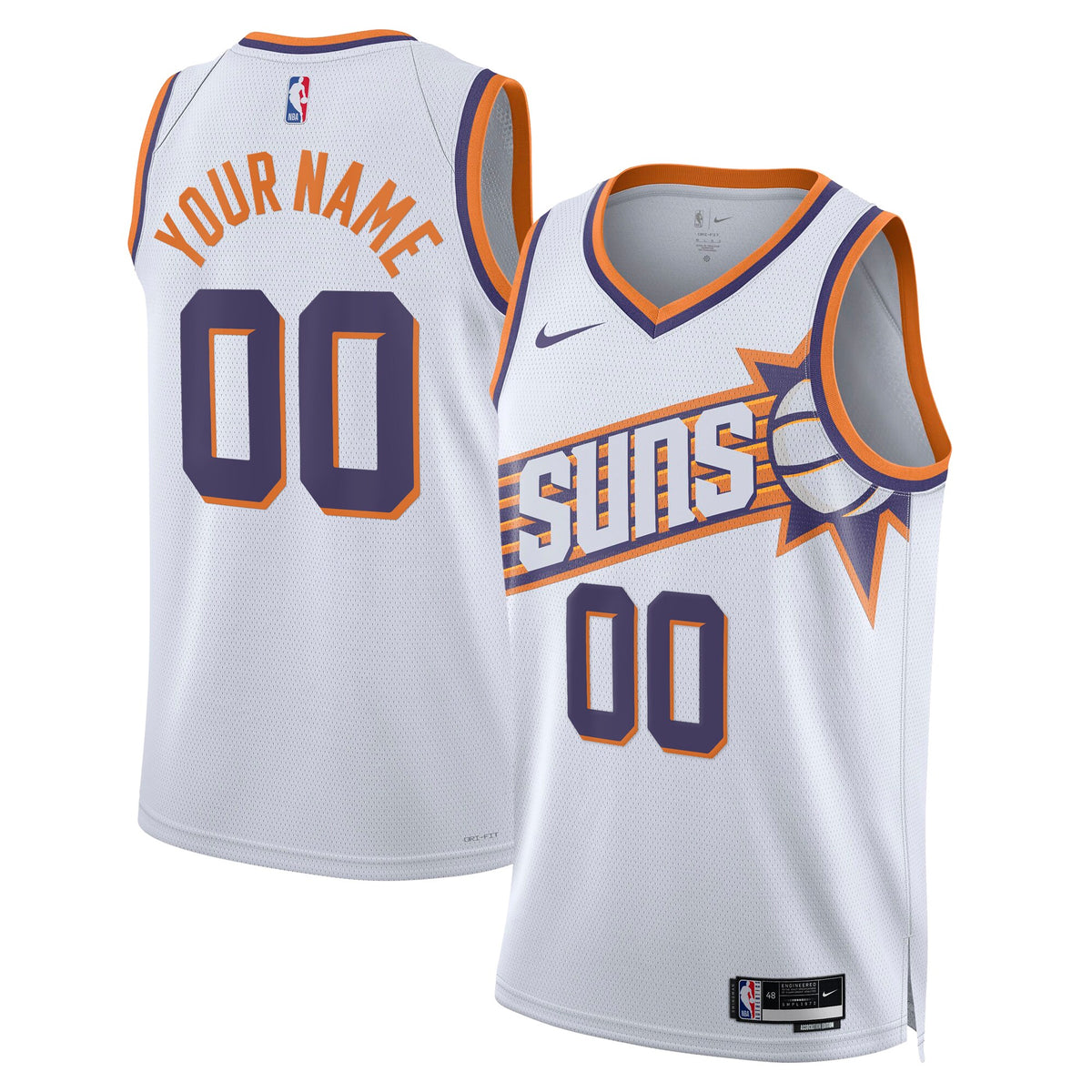 Phoenix Suns Association Swingman Jersey - Custom -