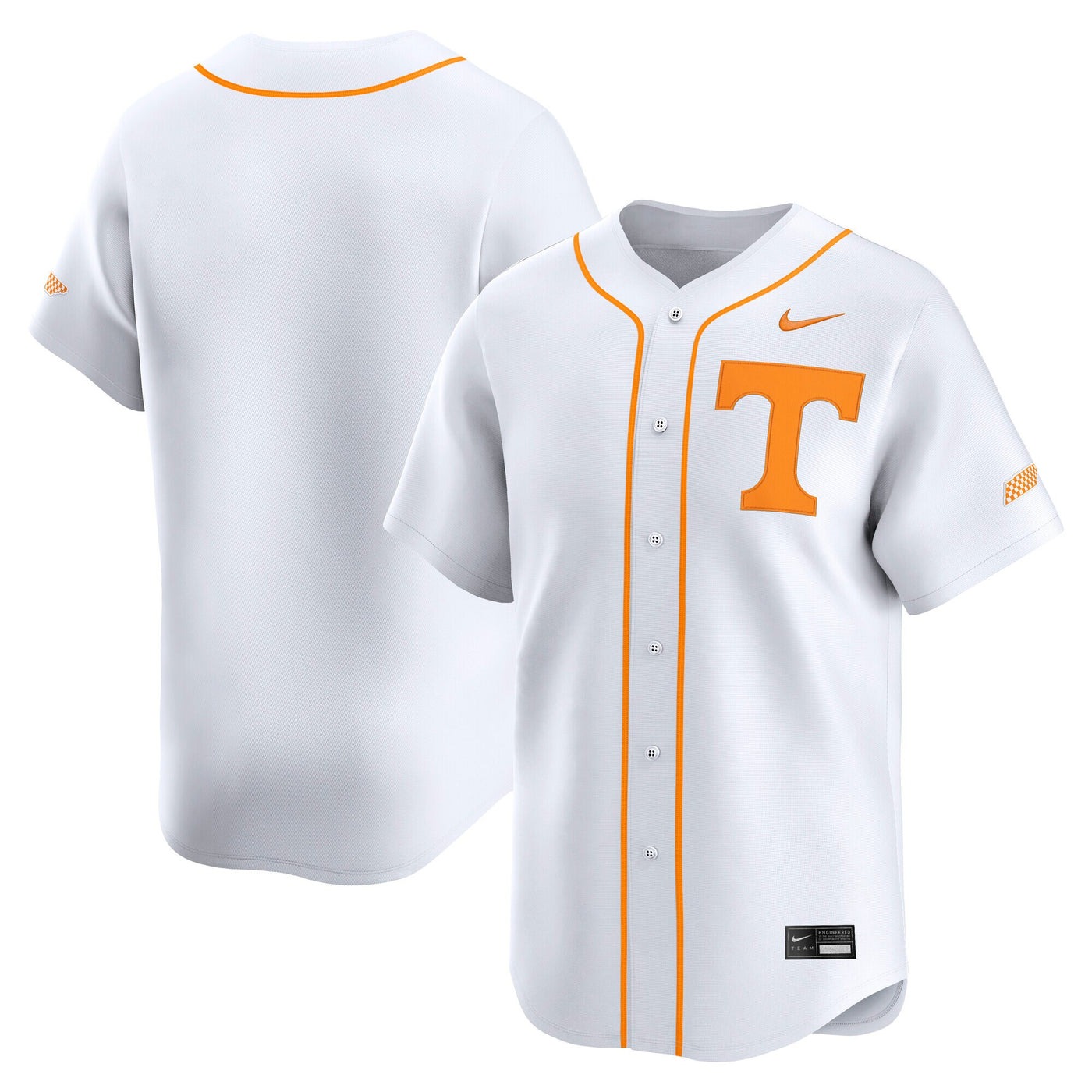 Nike White Tennessee Volunteers Baseball Limited Jersey