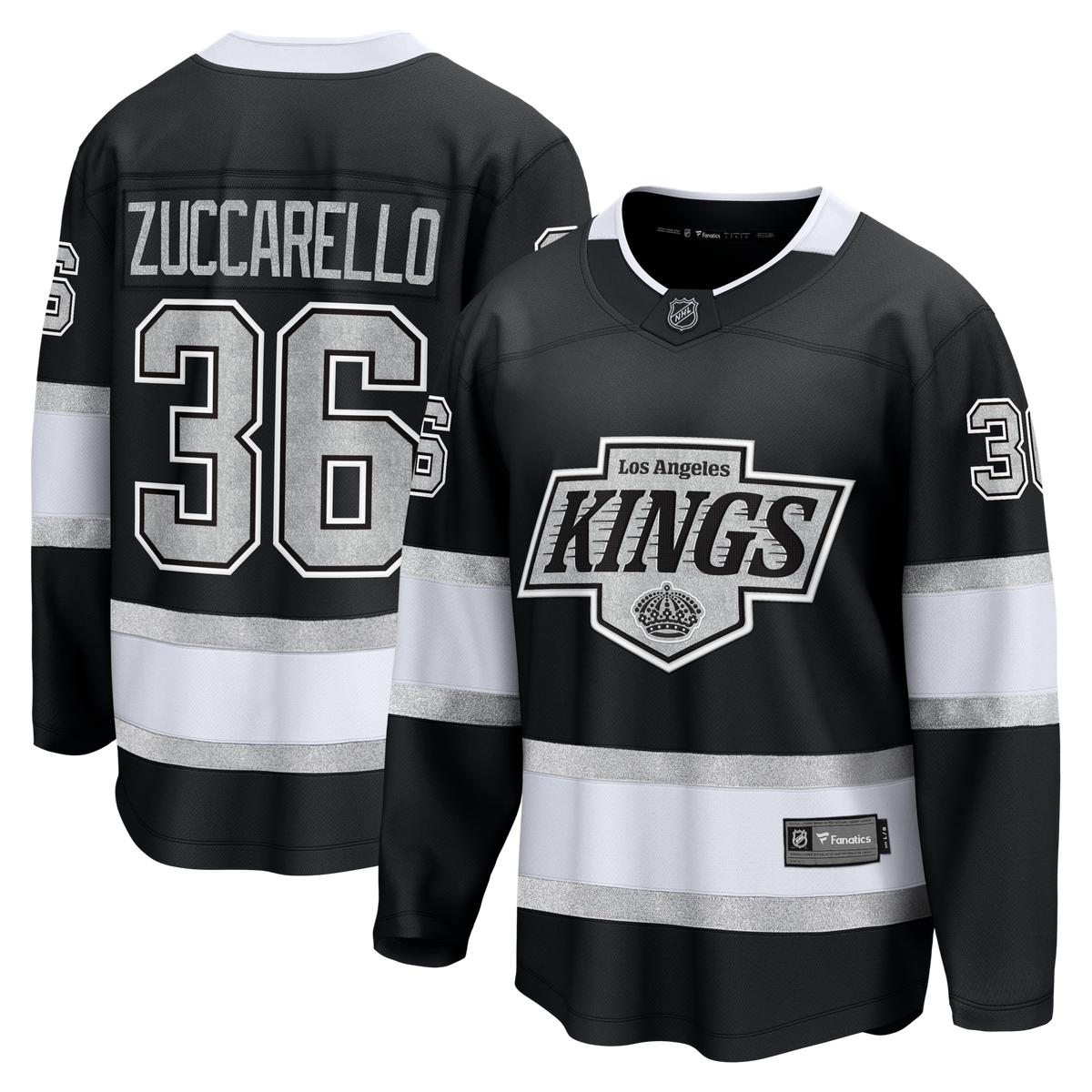 Los Angeles Kings Mats Zuccarello Fanatics Black Home Breakaway Jersey