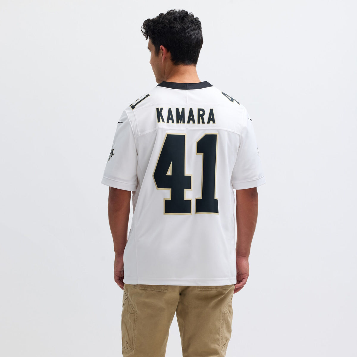 New Orleans Saints Alvin Kamara White Vapor F.U.S.E. Limited Jersey