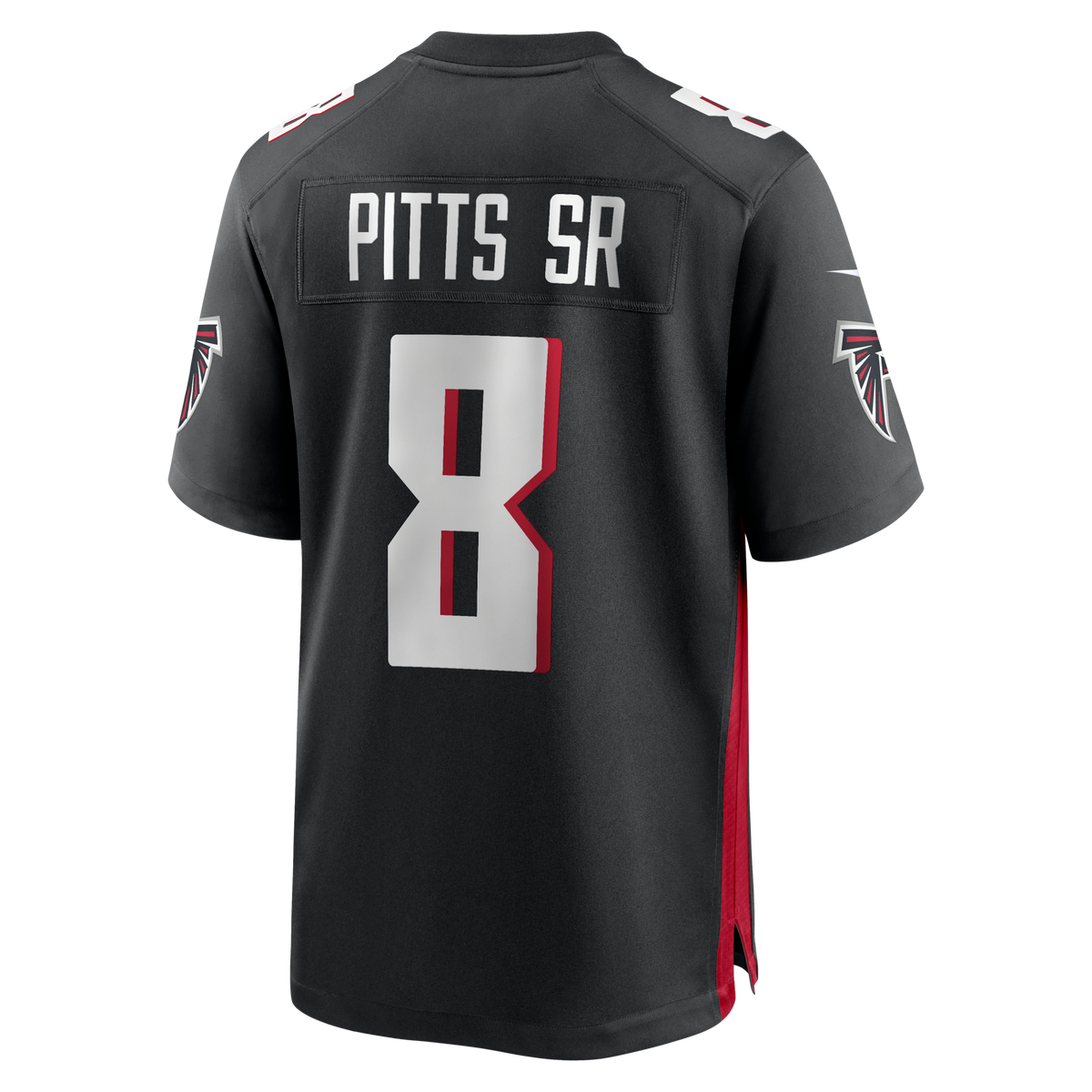 Atlanta Falcons Kyle Pitts Sr. Black Team Game Jersey