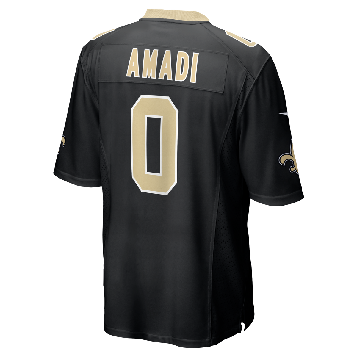 New Orleans Saints Ugo Amadi Black Team Game Jersey
