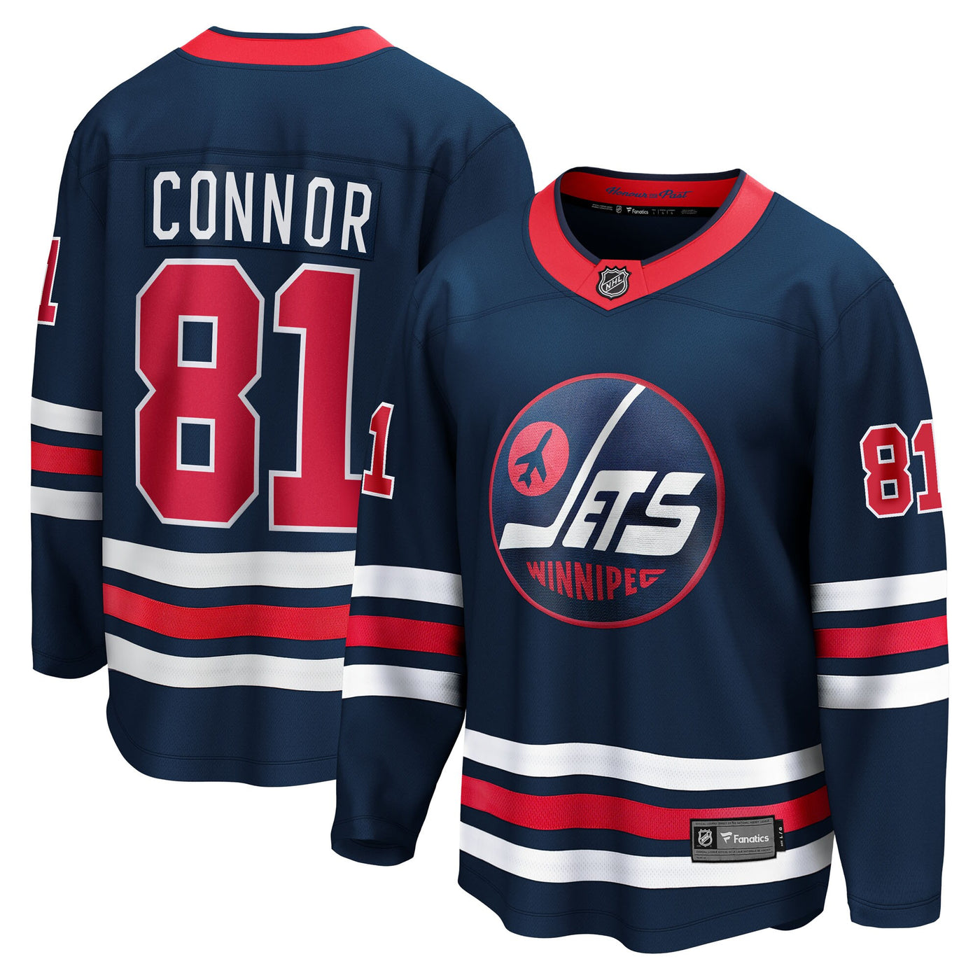 Winnipeg Jets Kyle Connor Fanatics Navy Alternate Breakaway Jersey