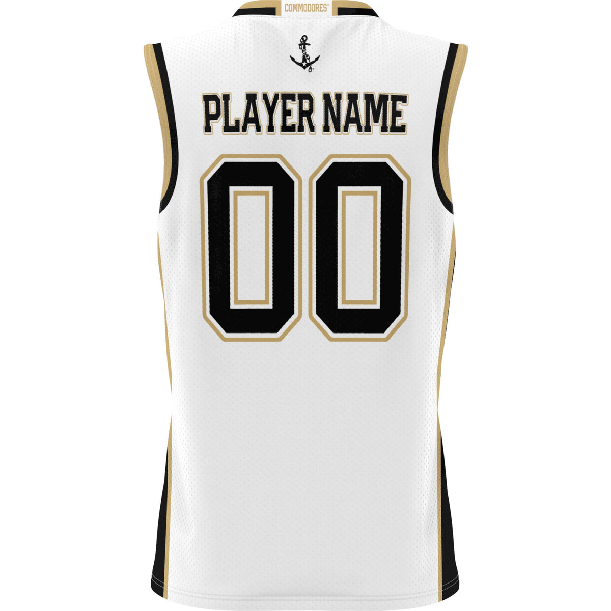 Vanderbilt Commodores GameDay Greats NIL Pick-A-Player Basketball Jersey - White