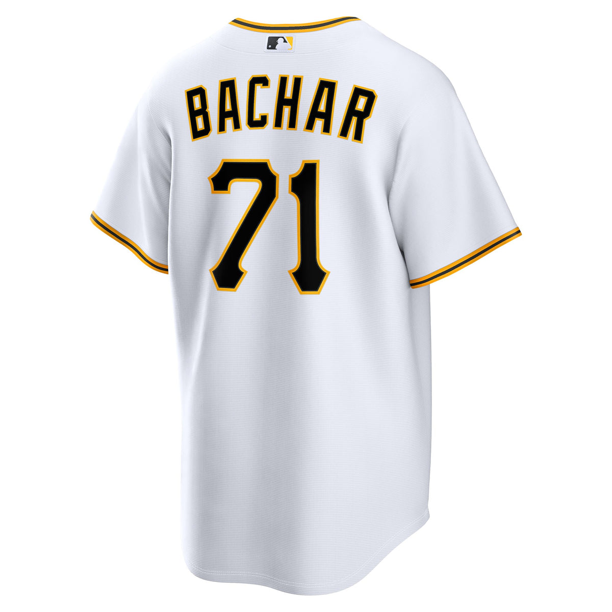 Pittsburgh Pirates Lake Bachar White Home Replica Jersey