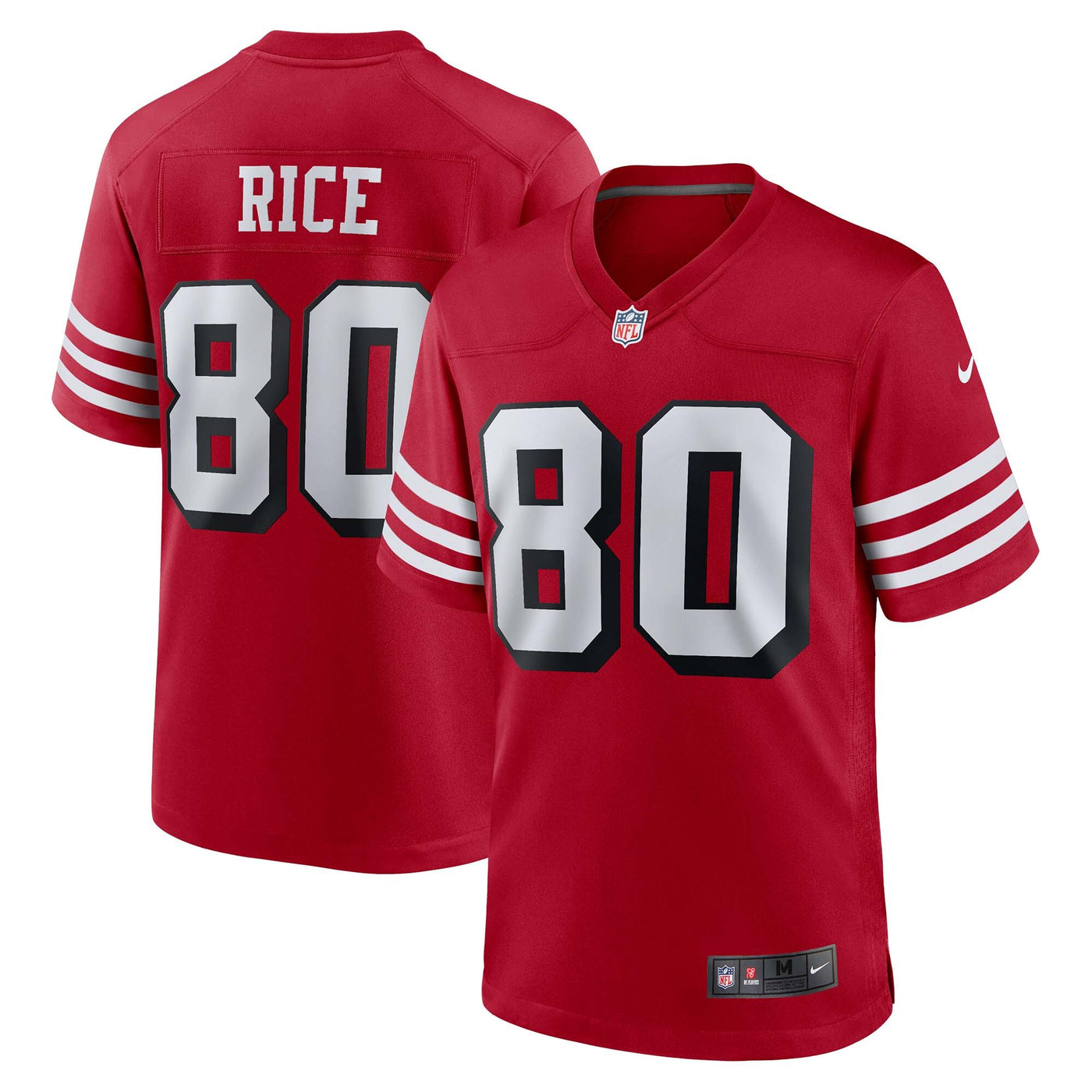 San Francisco 49ers Jerry Rice Nike Scarlet Retired Player Alternate Game Jersey