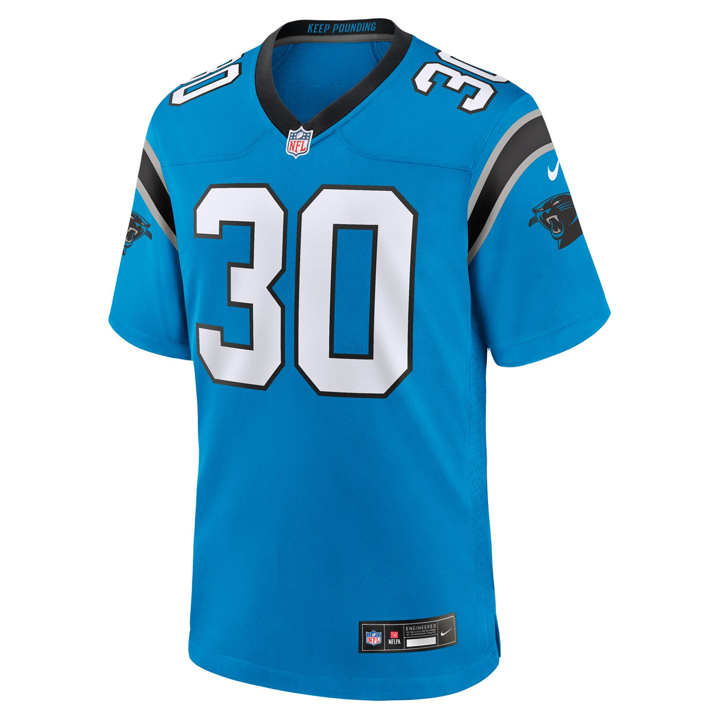 Carolina Panthers Chuba Hubbard Nike Blue Alternate Game Jersey
