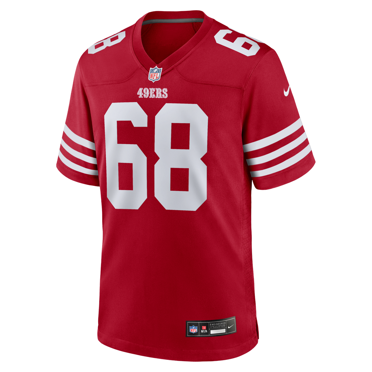 San Francisco 49ers Colton McKivitz Scarlet Game Jersey