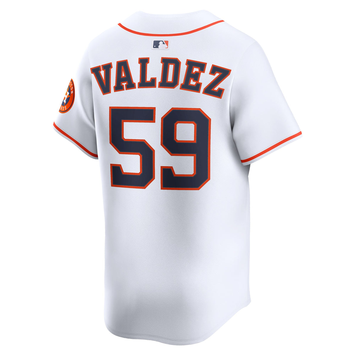 Houston Astros Framber Valdez White Home Limited Player Jersey