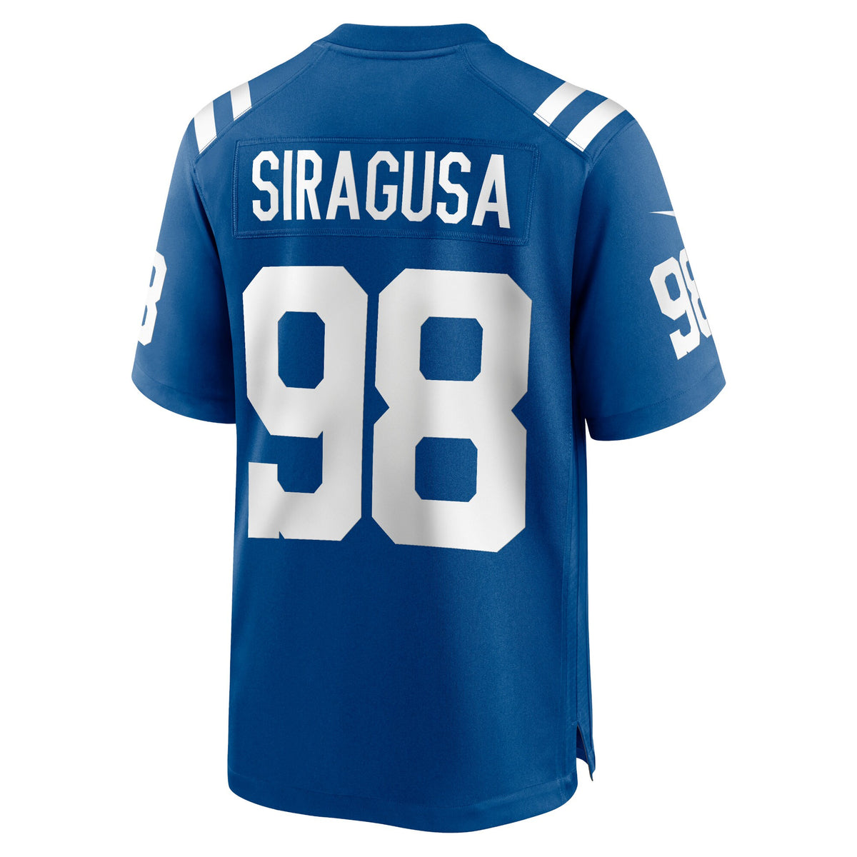 Indianapolis Colts Tony Siragusa Royal Game Retired Player Jersey