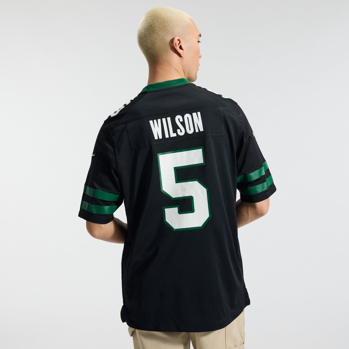 New York Jets Garrett Wilson Legacy Black Alternate Game Jersey
