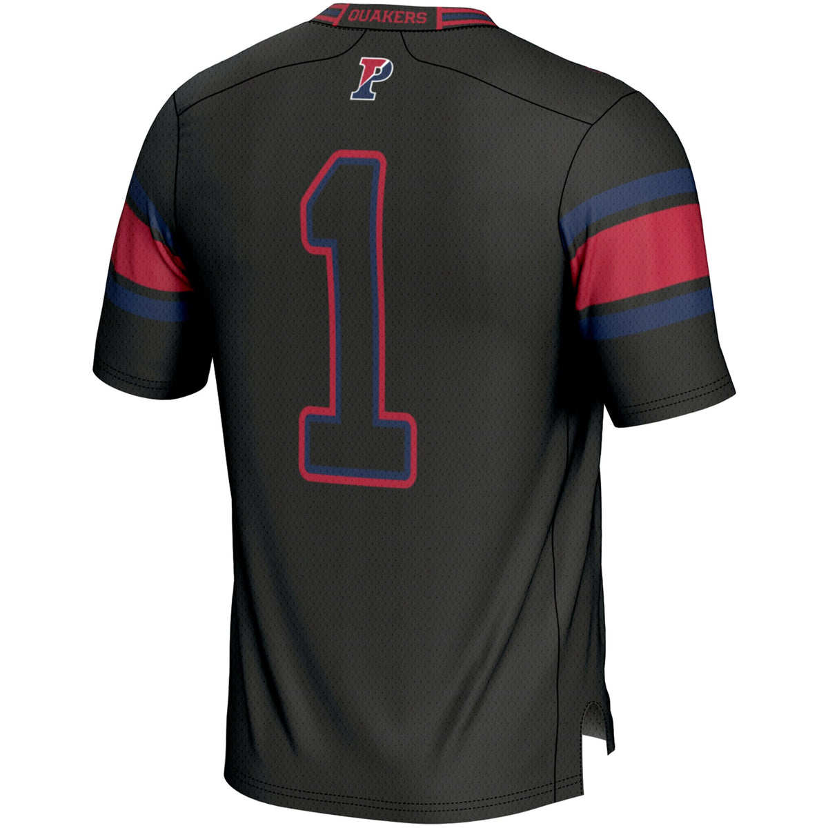 #1 Pennsylvania Quakers GameDay Greats Endzone Football Jersey - Black