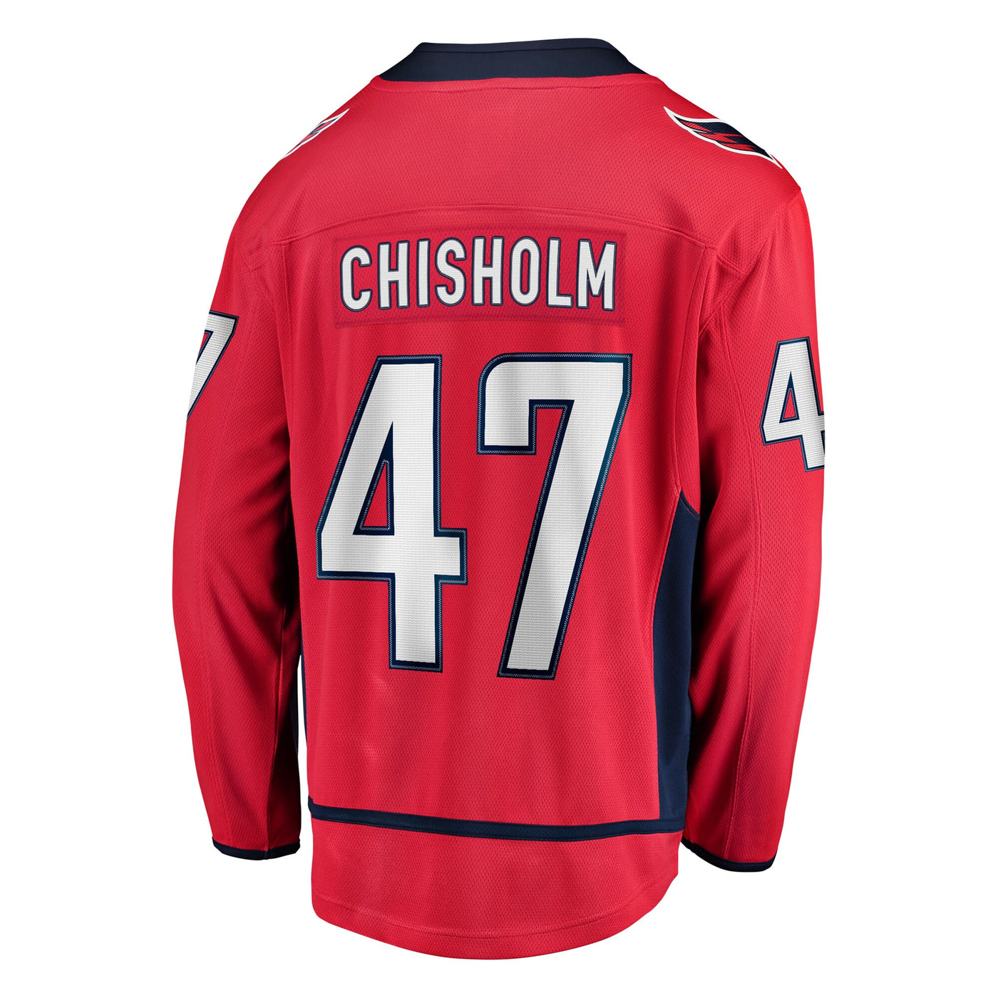 Washington Capitals Declan Chisholm Fanatics Red Home Breakaway Jersey
