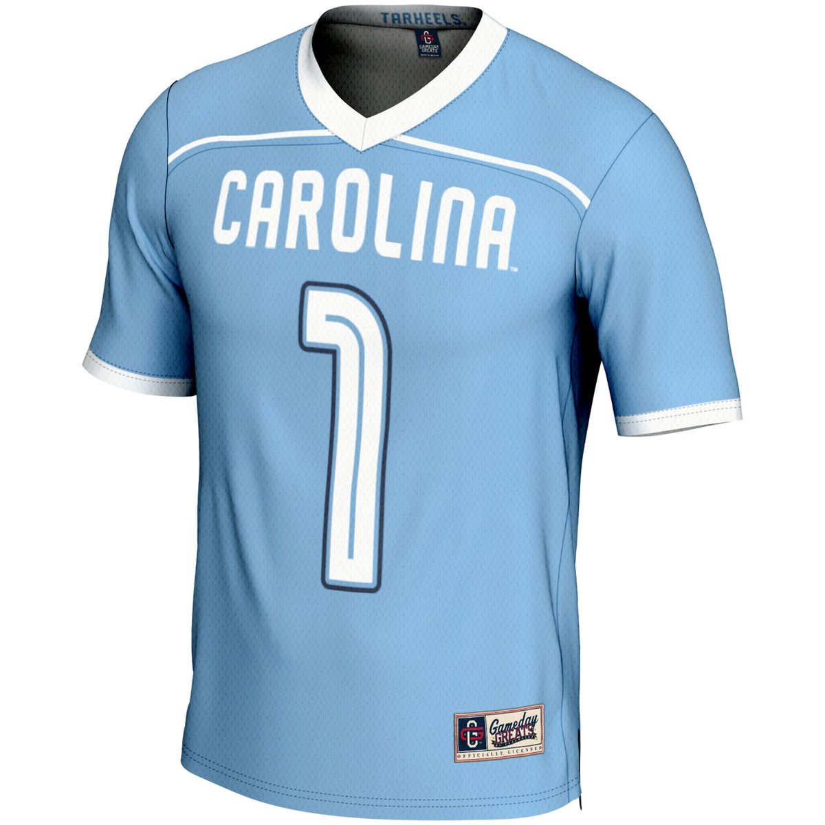 #1 North Carolina Tar Heels GameDay Greats Lightweight Lacrosse Jersey - Carolina Blue
