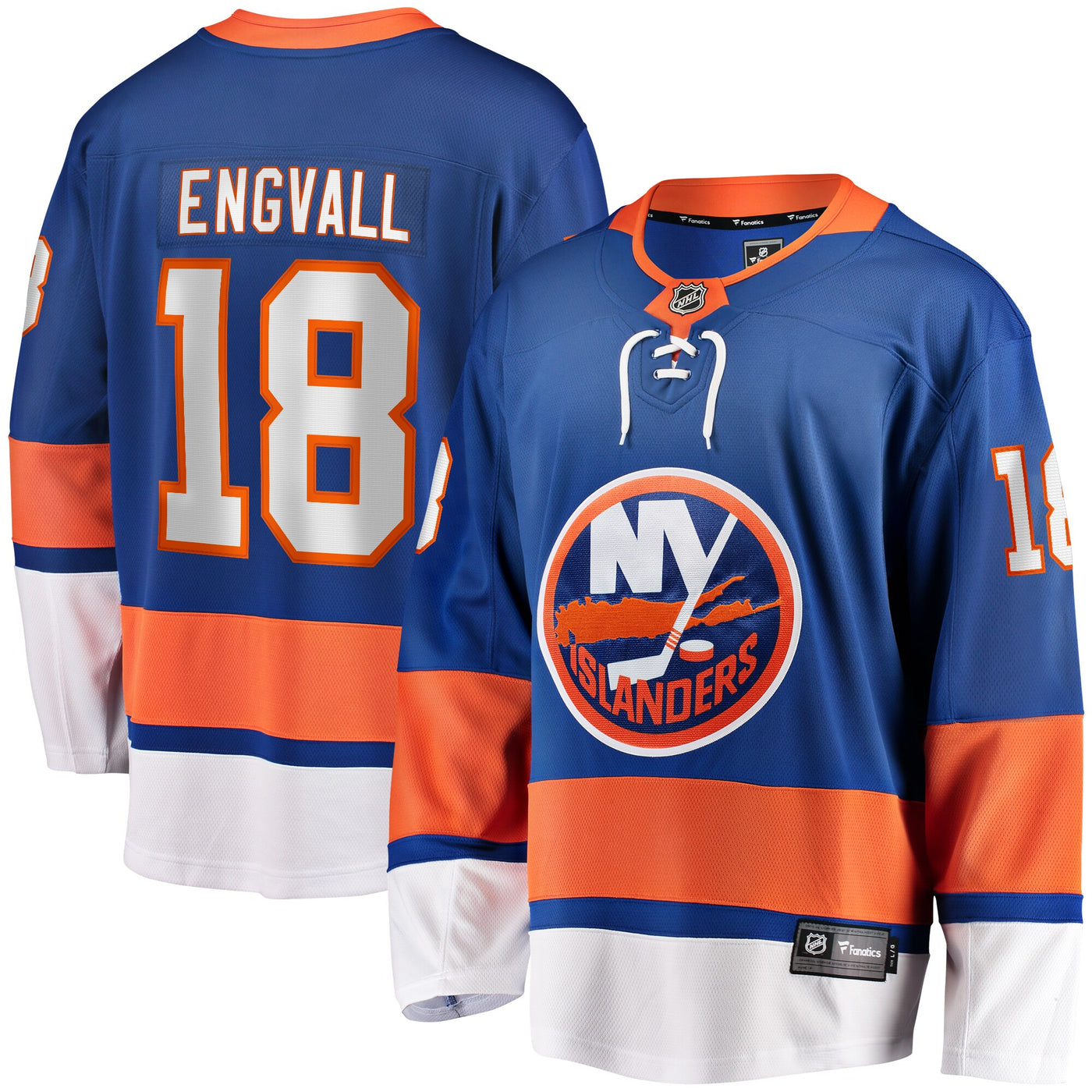 New York Islanders Pierre Engvall Fanatics Blue Home Premier Breakaway Player Jersey