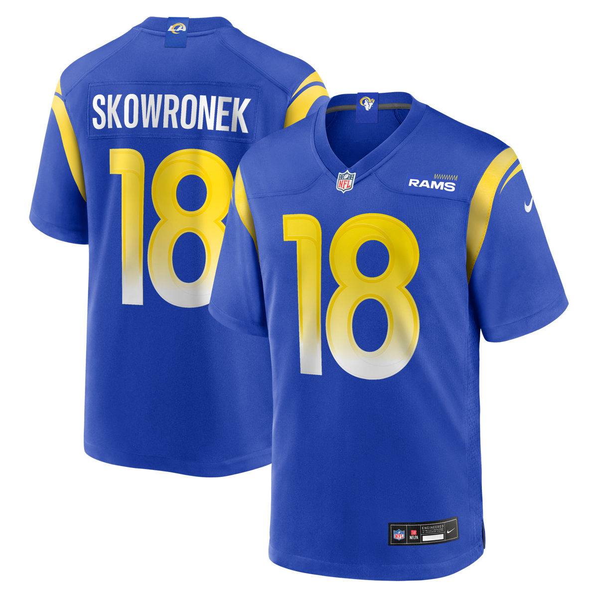 Los Angeles Rams Ben Skowronek Royal Game Jersey