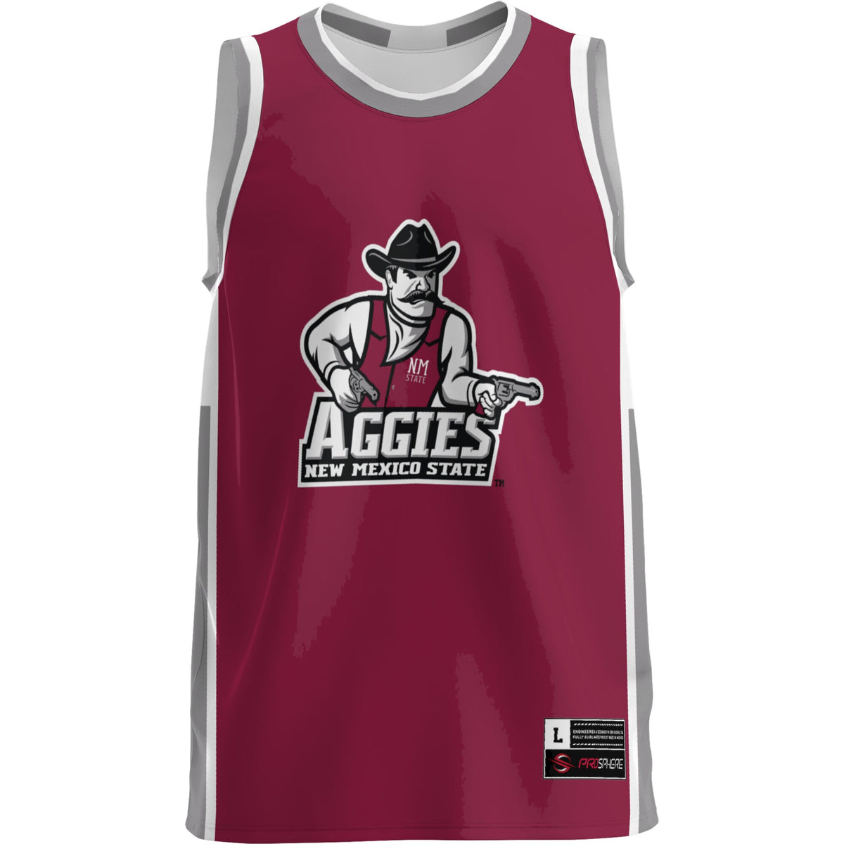New Mexico State Aggies GameDay Greats Lightweight Basketball Jersey - Crimson