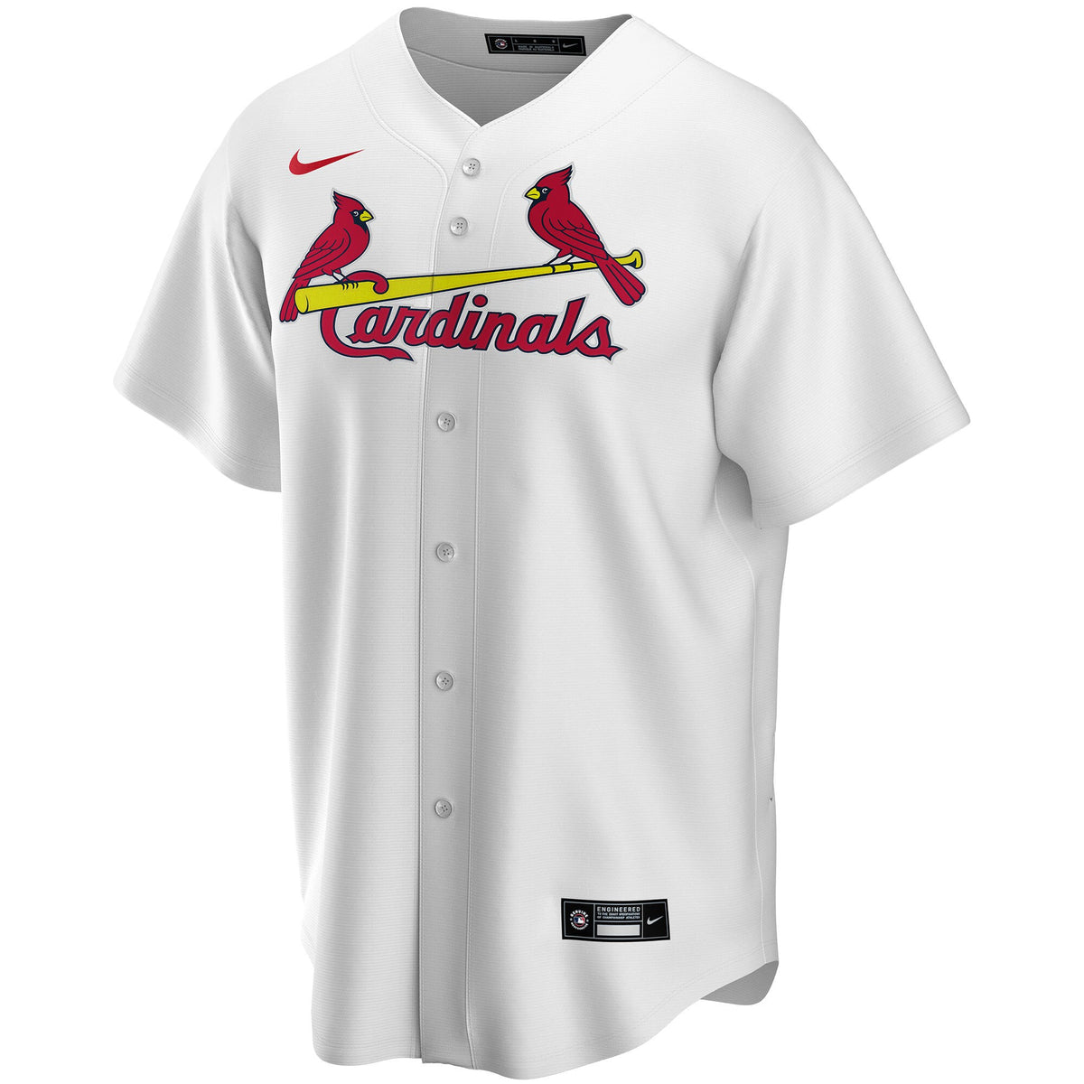 St. Louis Cardinals White Home Replica Custom Jersey