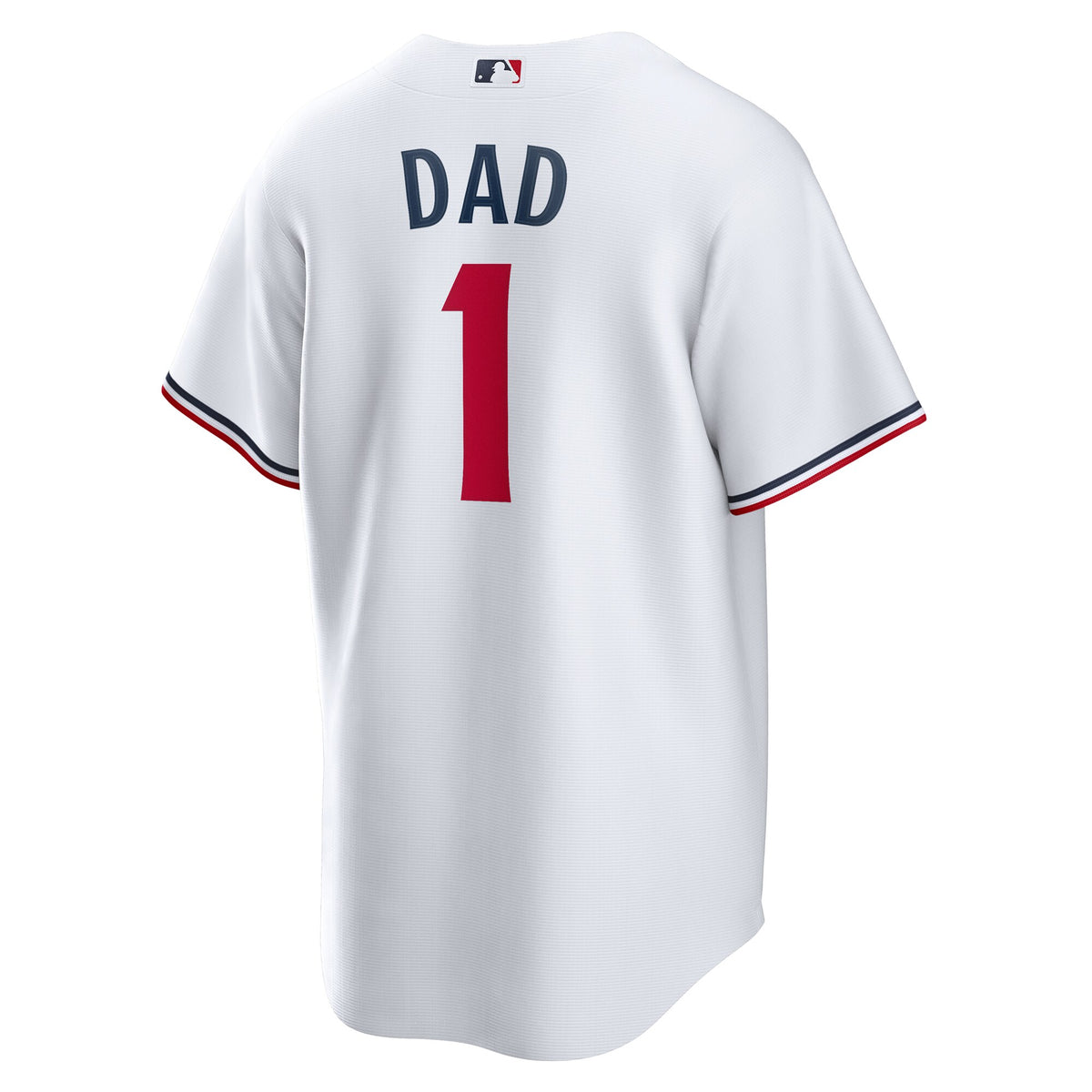 Minnesota Twins White #1 Dad Home Replica Jersey