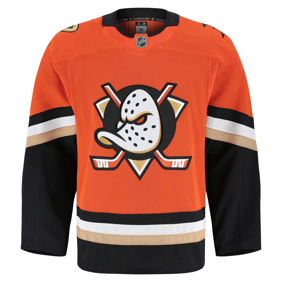 Anaheim Ducks Fanatics Orange Home Authentic Pro Jersey