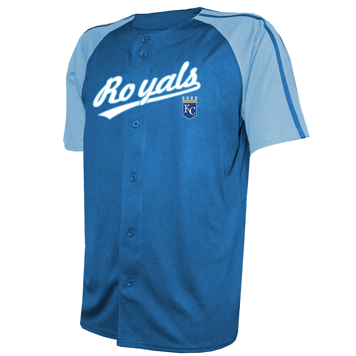 Kansas City Royals Stitches Royal Team Raglan Jersey