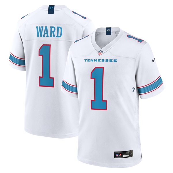Tennessee Titans Cameron Ward Nike White Game Jersey