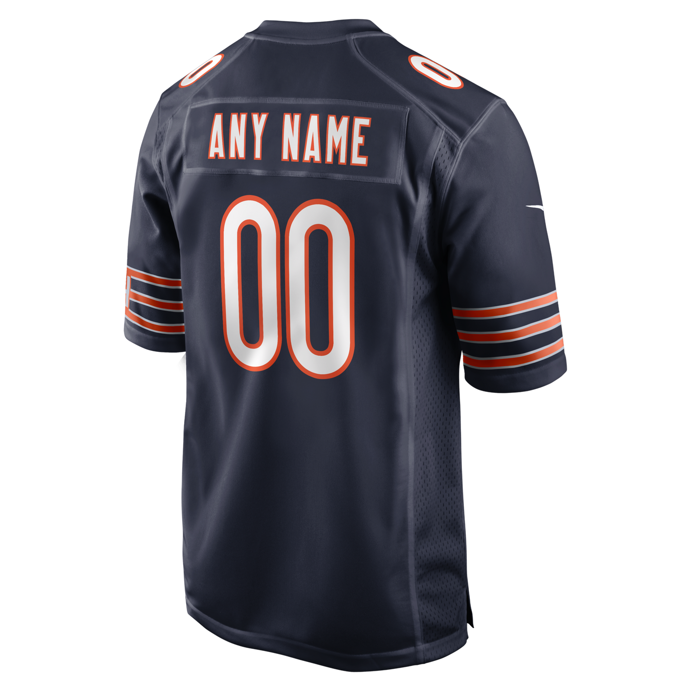 Chicago Bears Nike Navy Custom Game Jersey