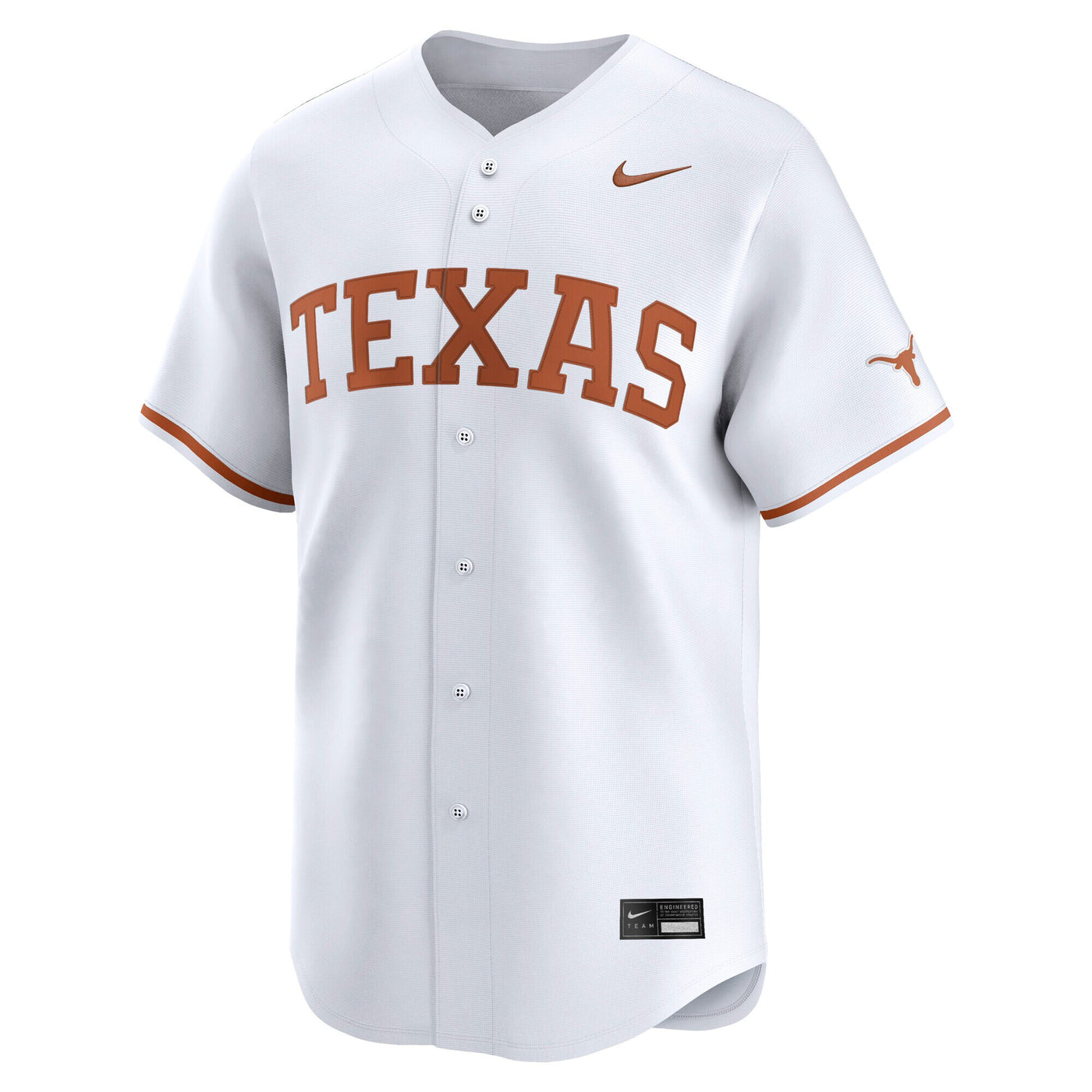 Nike White Texas Longhorns Baseball Limited Jersey