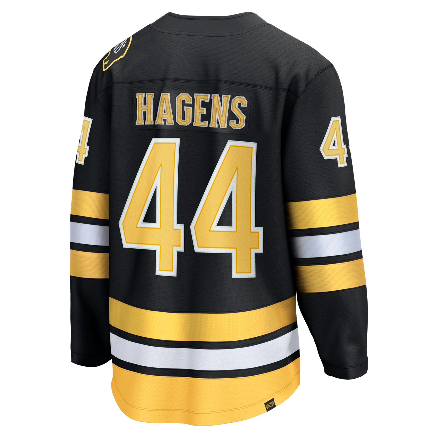 Boston Bruins James Hagens Fanatics Black Breakaway Jersey
