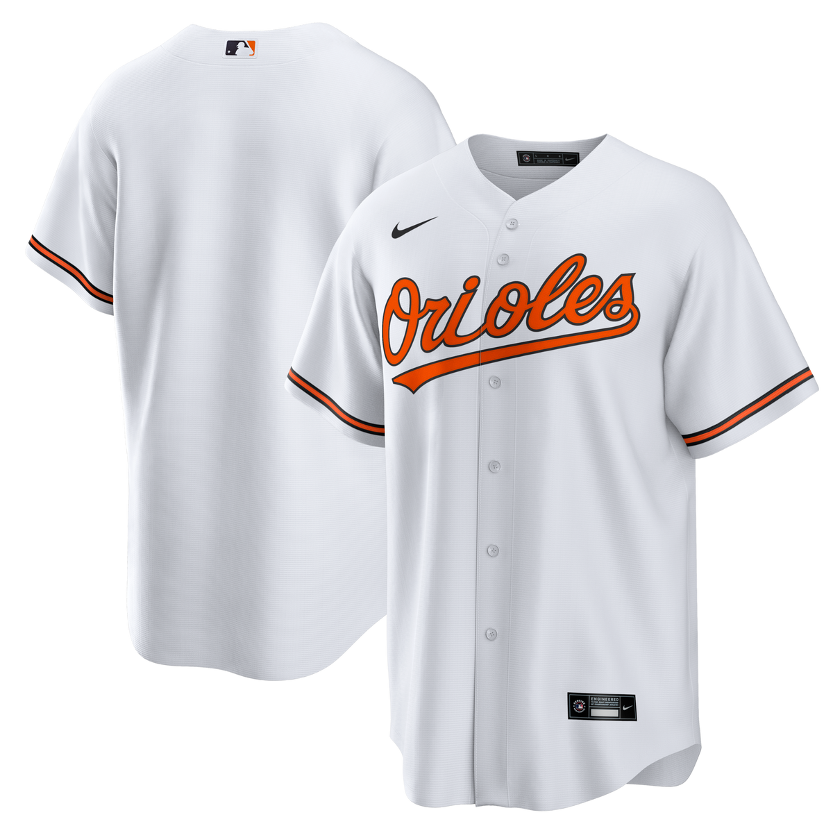 Baltimore Orioles White Home Big & Tall Replica Jersey