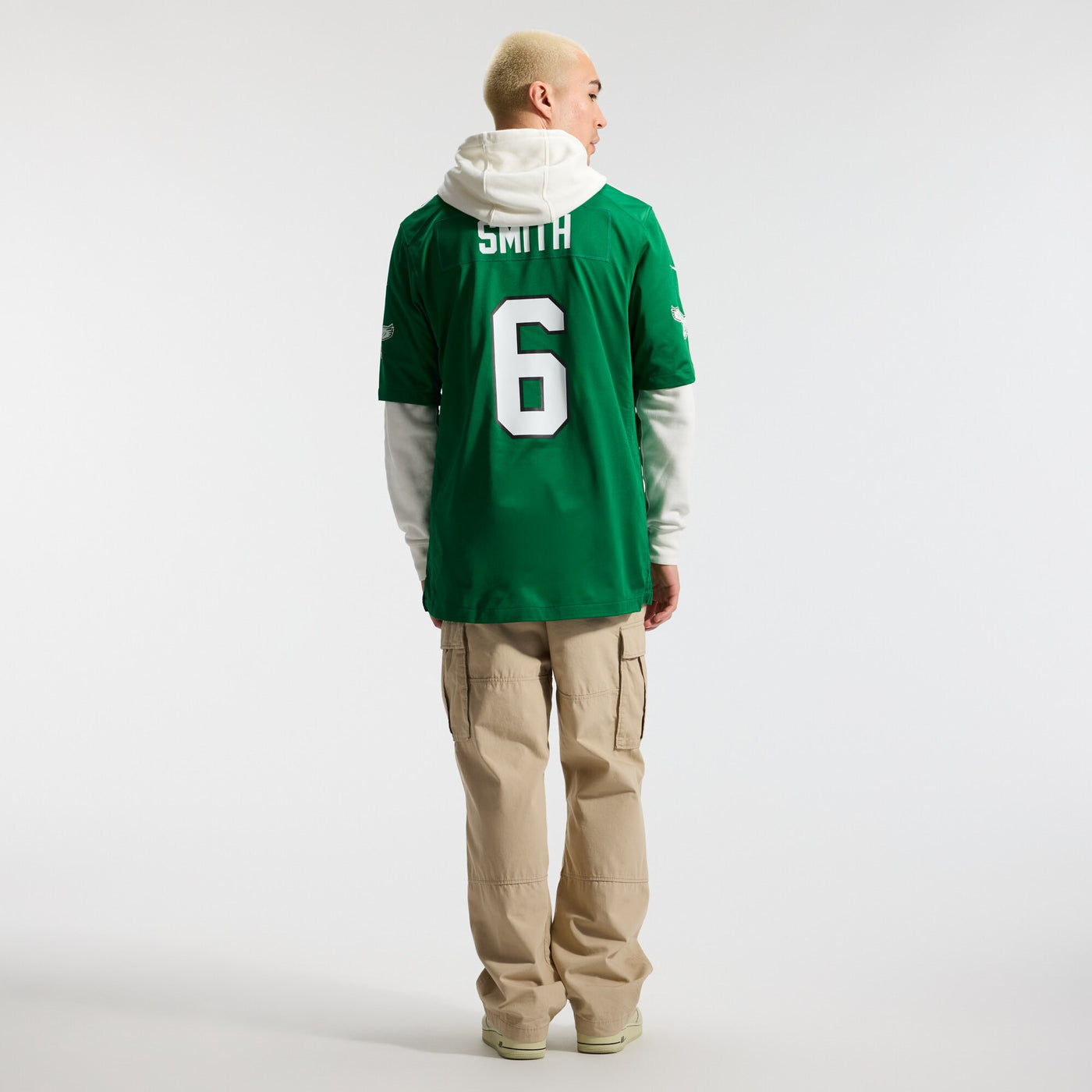 Philadelphia Eagles DeVonta Smith Nike Kelly Green Alternate Game Player Jersey