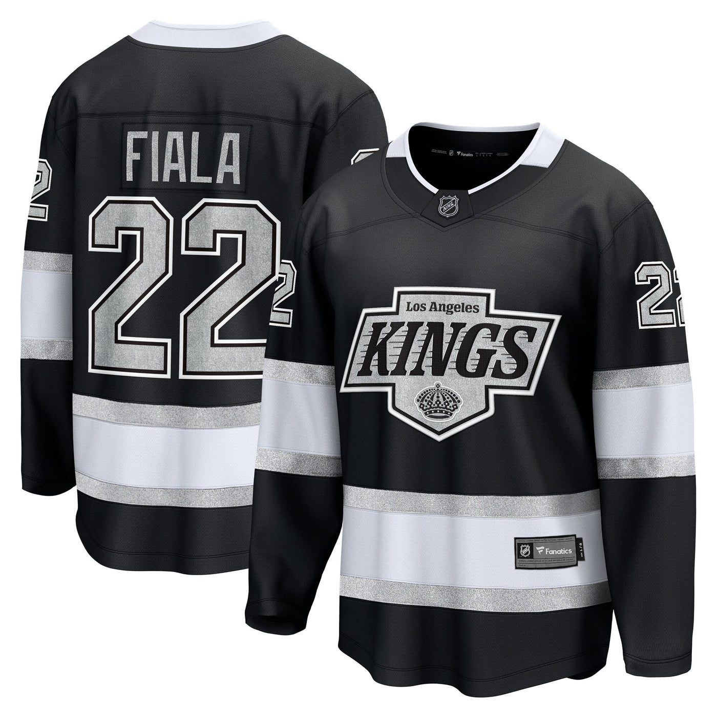 Los Angeles Kings Kevin Fiala Fanatics Black Home Breakaway Jersey