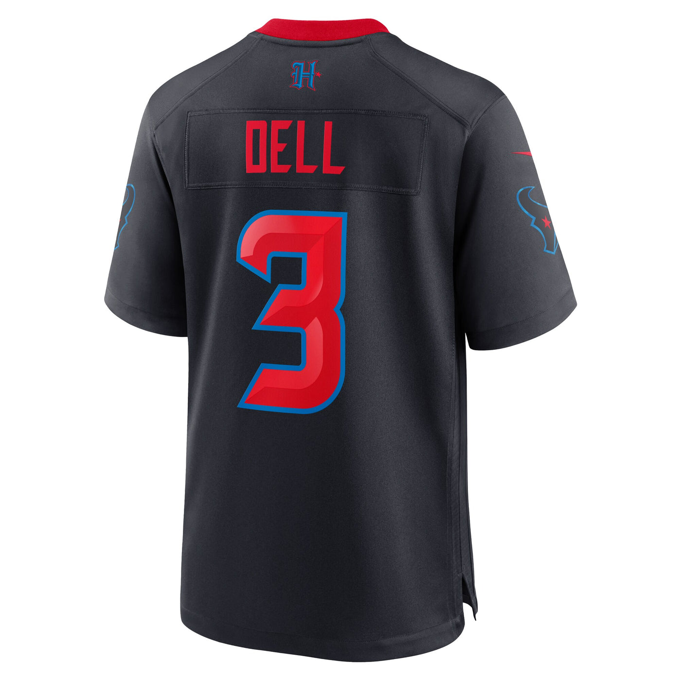 Houston Texans Tank Dell Nike Navy 2nd Alternate Game Jersey