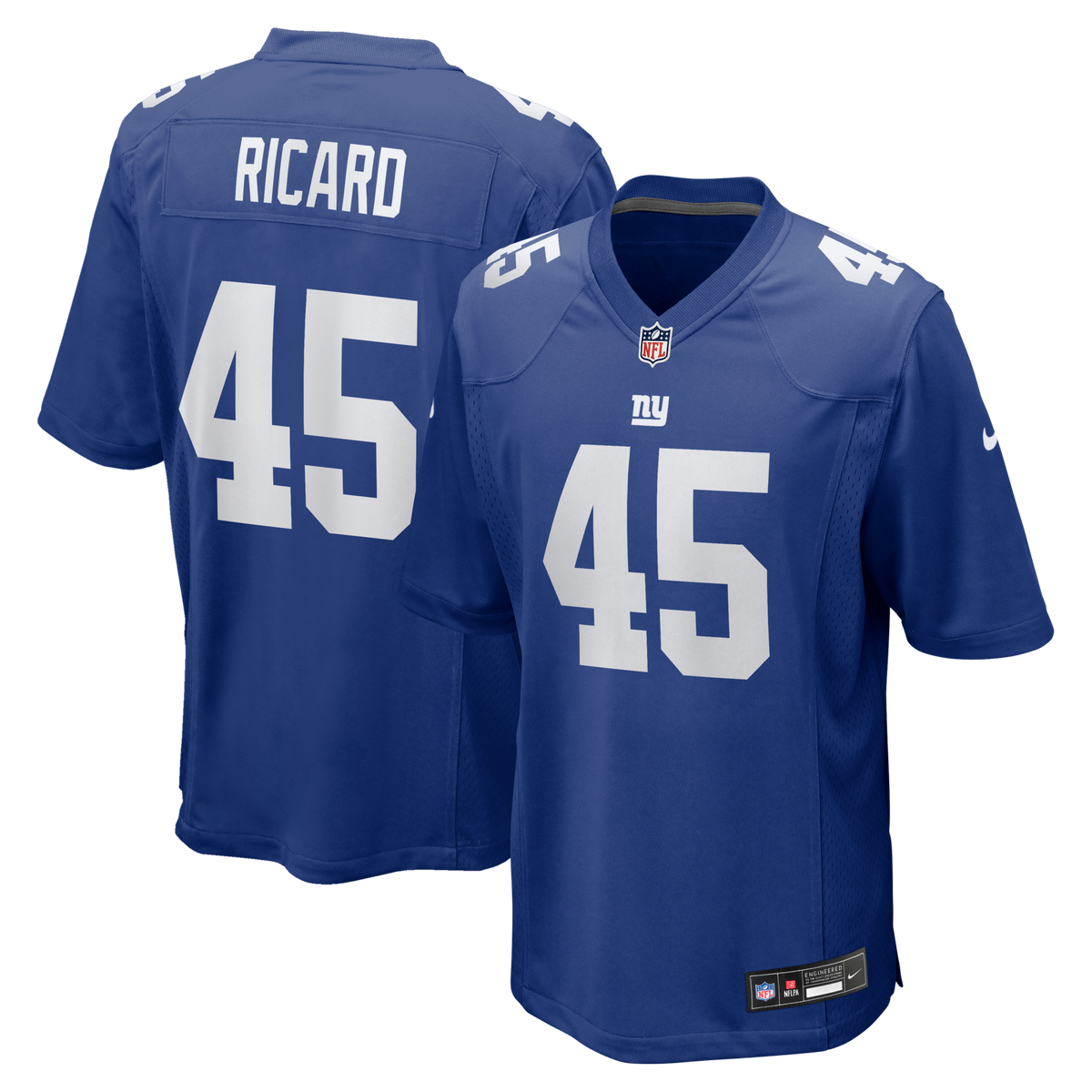 New York Giants Patrick Ricard Royal Team Game Jersey