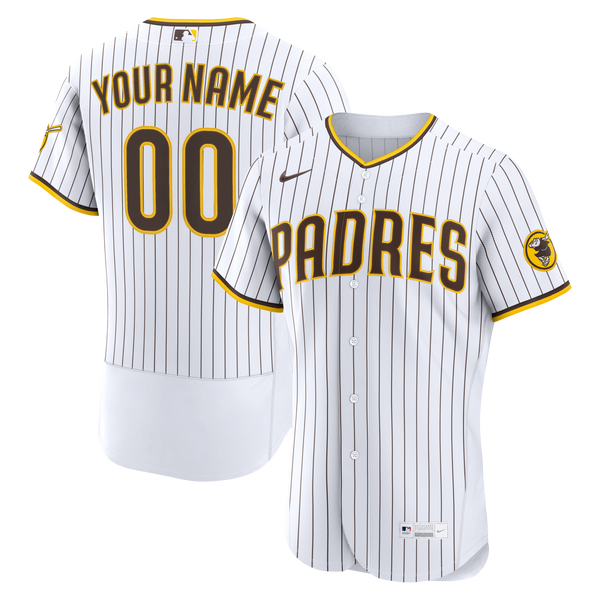San Diego Padres White Home Authentic Custom Jersey