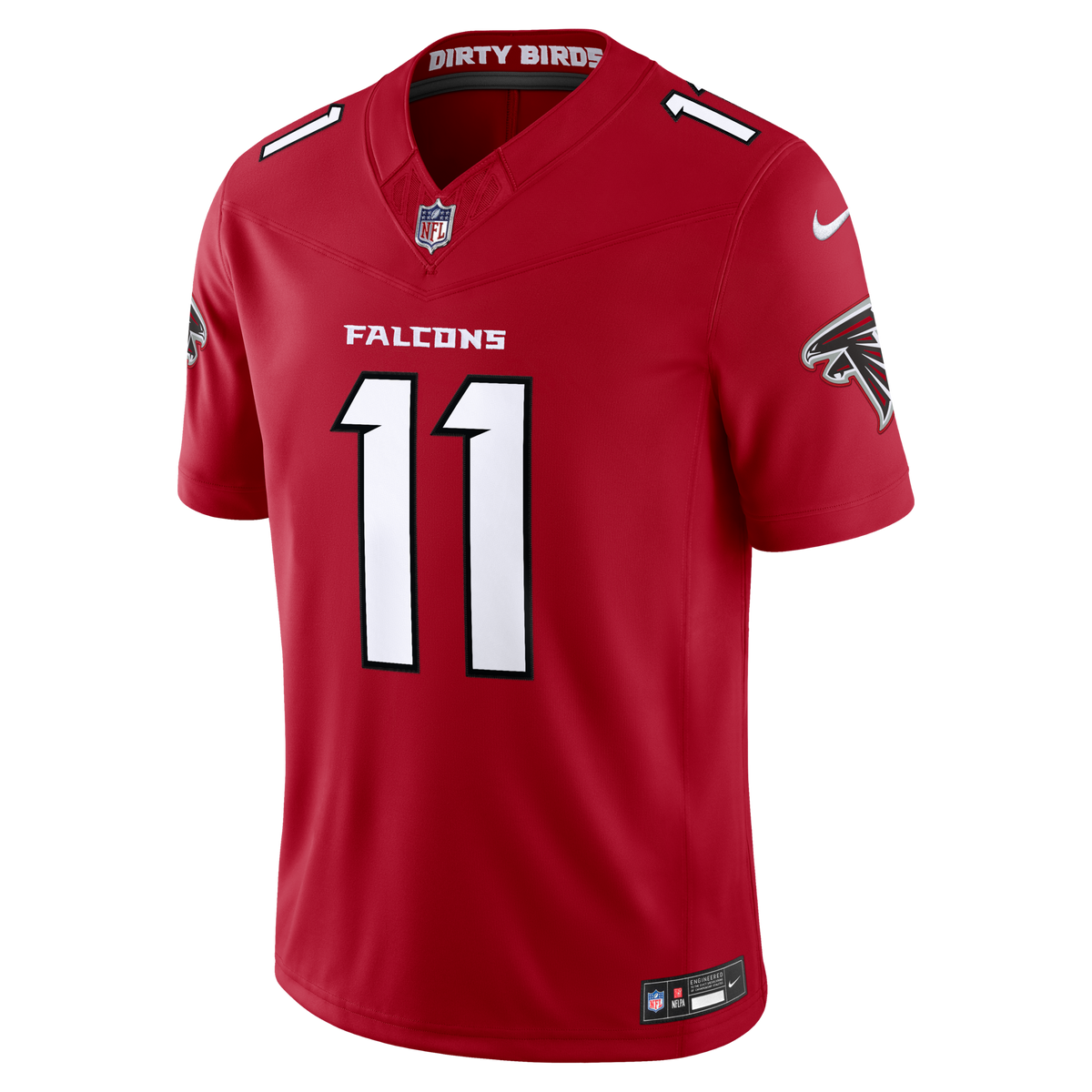 Atlanta Falcons Jalon Walker Red Team Vapor F.U.S.E. Stitched Limited Jersey