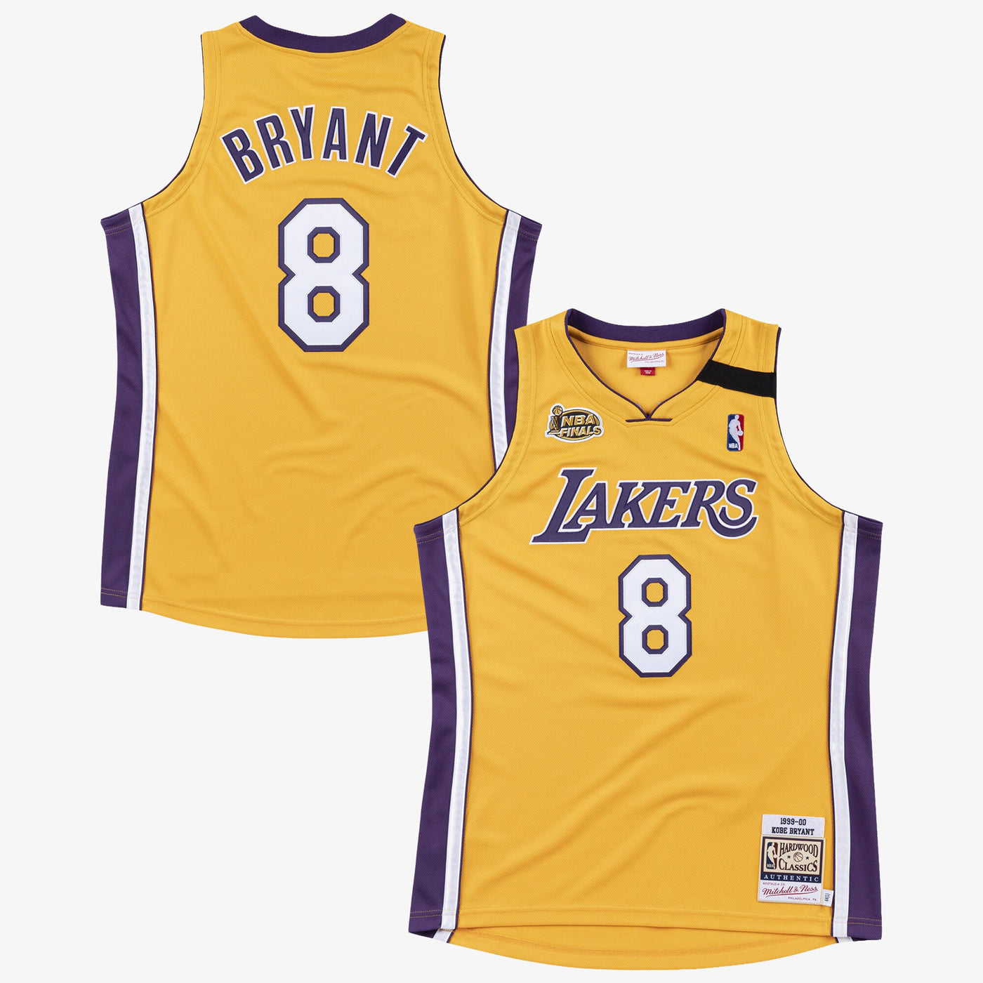 Los Angeles Lakers Mitchell & Ness 1999-00 Home Finals Authentic Jersey - Light Gold