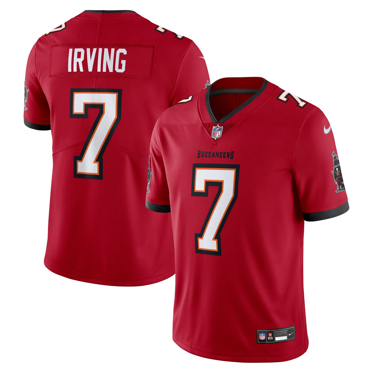 Tampa Bay Buccaneers Bucky Irving Red Vapor Untouchable Stitched Limited Jersey