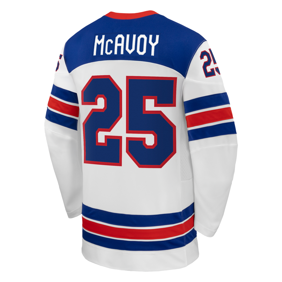 Charlie McAvoy White US Hockey 2026 Away Replica Jersey
