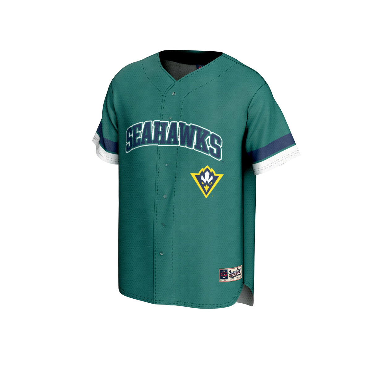 UNC Wilmington Seahawks GameDay Greats Baseball Jersey - Teal