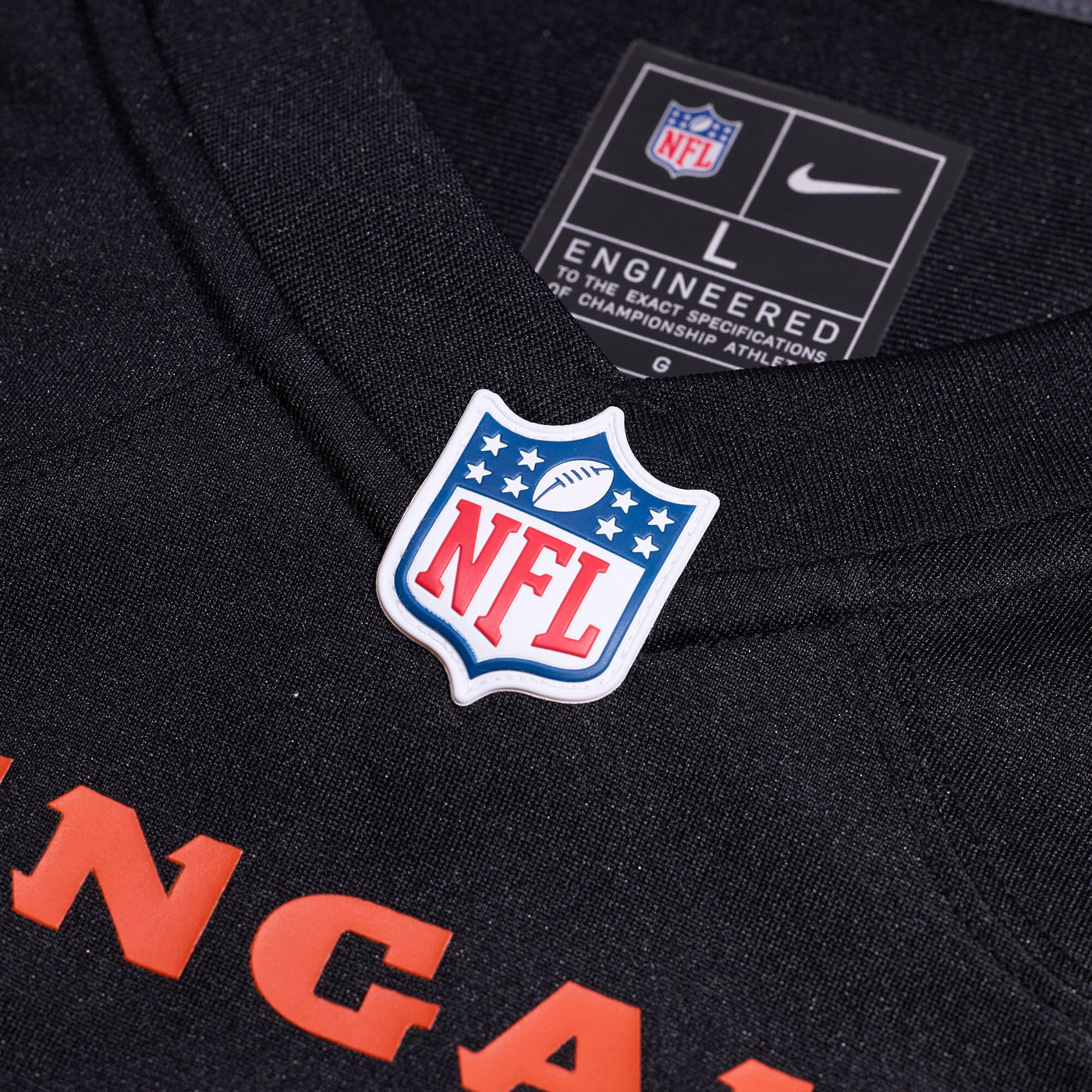 Cincinnati Bengals Nike Black Game Custom Jersey